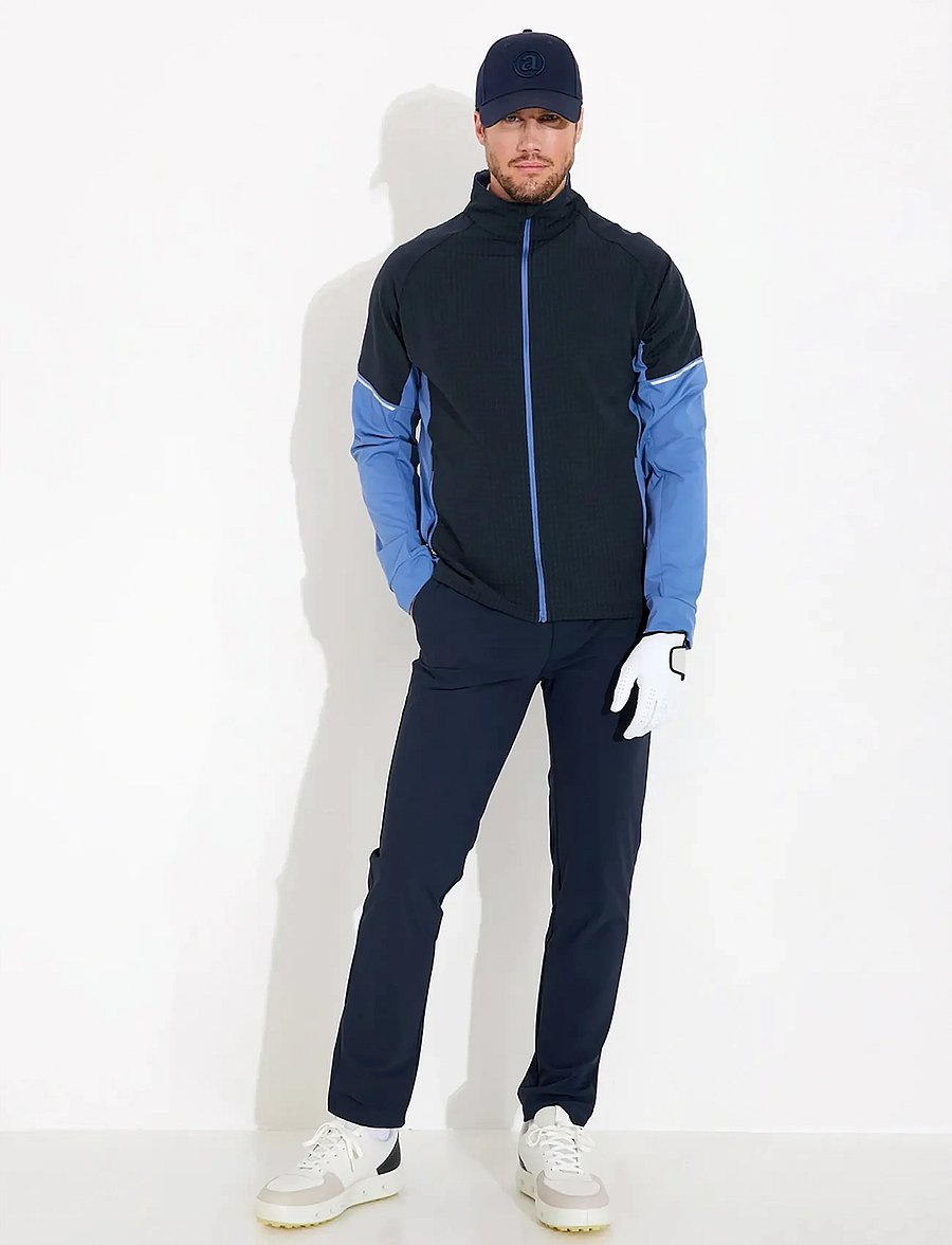 Abacus - Mens Wedge hybrid jacket - golfjakkar - horizon blue - 3