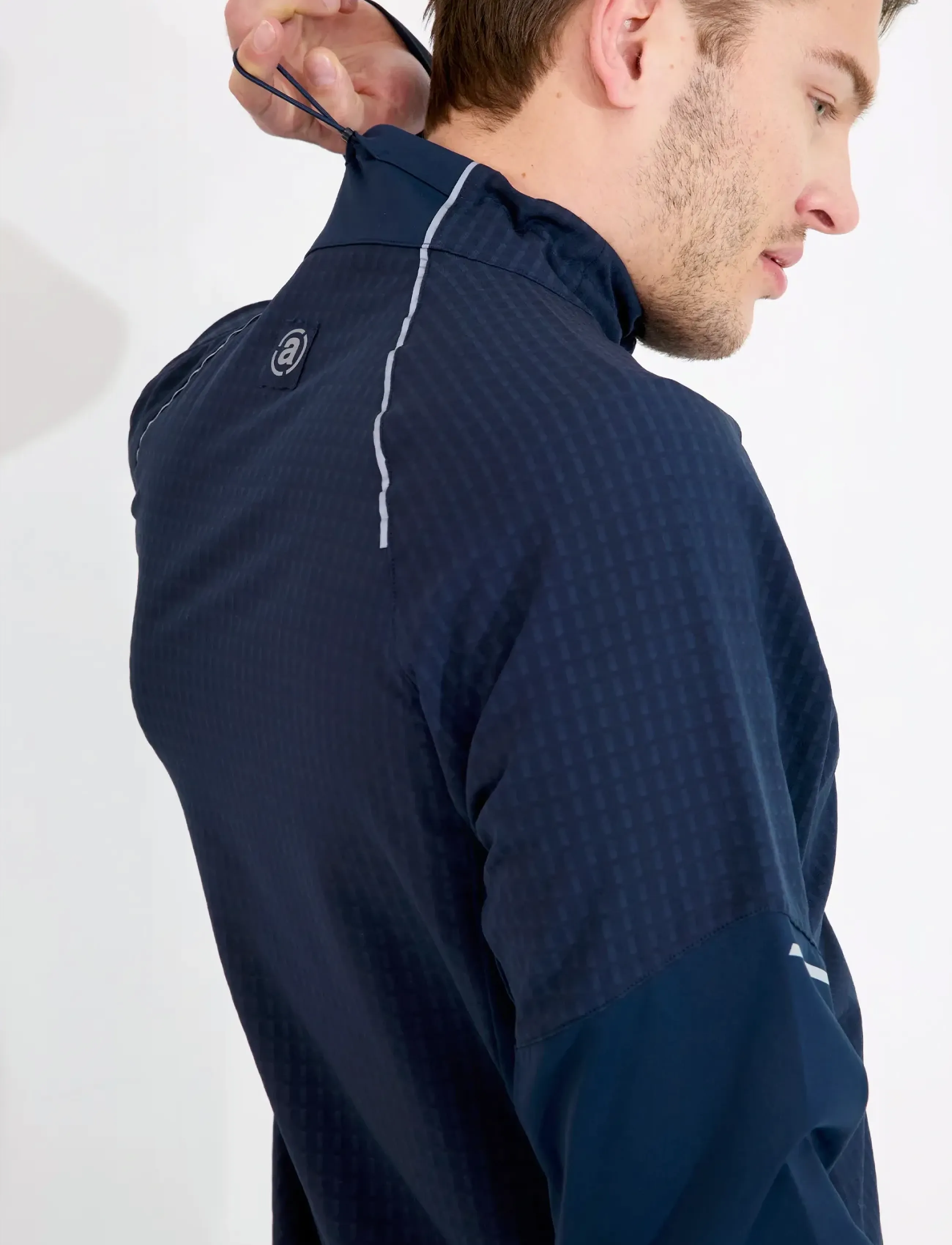 Abacus - Mens Wedge hybrid jacket - golf jackets - navy - 4