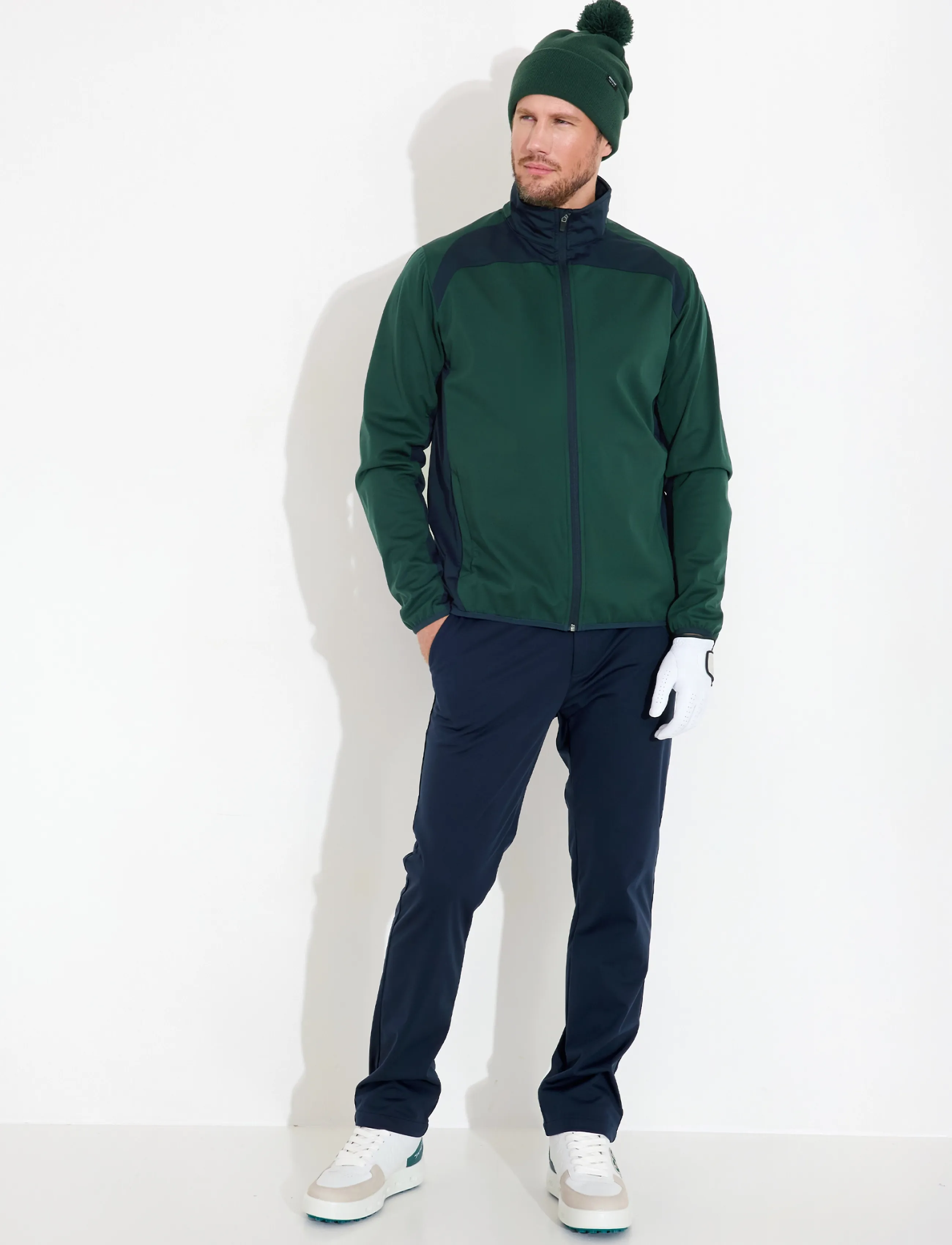 Abacus - Mens Muirfield softshell jacket - golfijakid - course green - 3