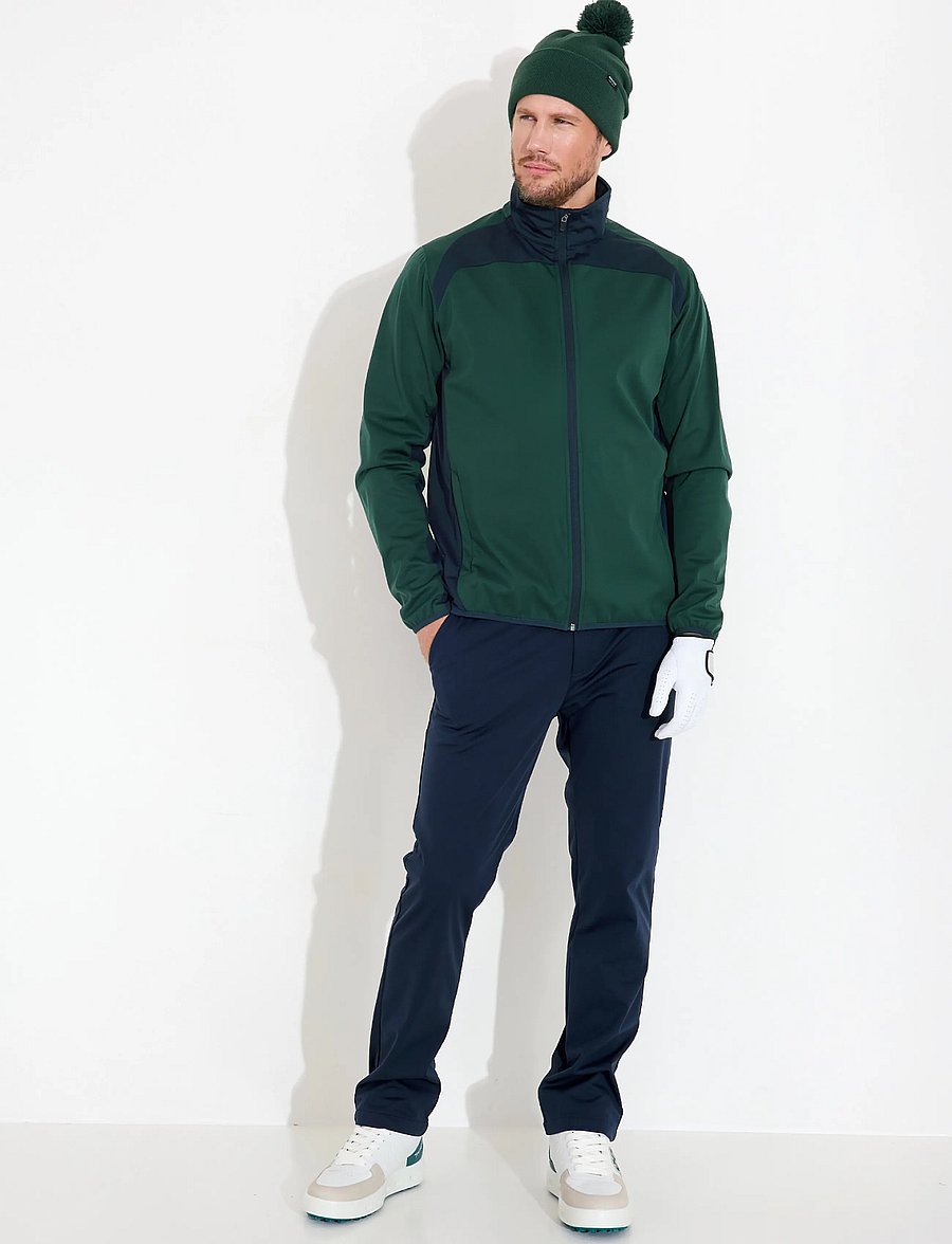 Abacus - Mens Muirfield softshell jacket - golfijakid - course green - 3