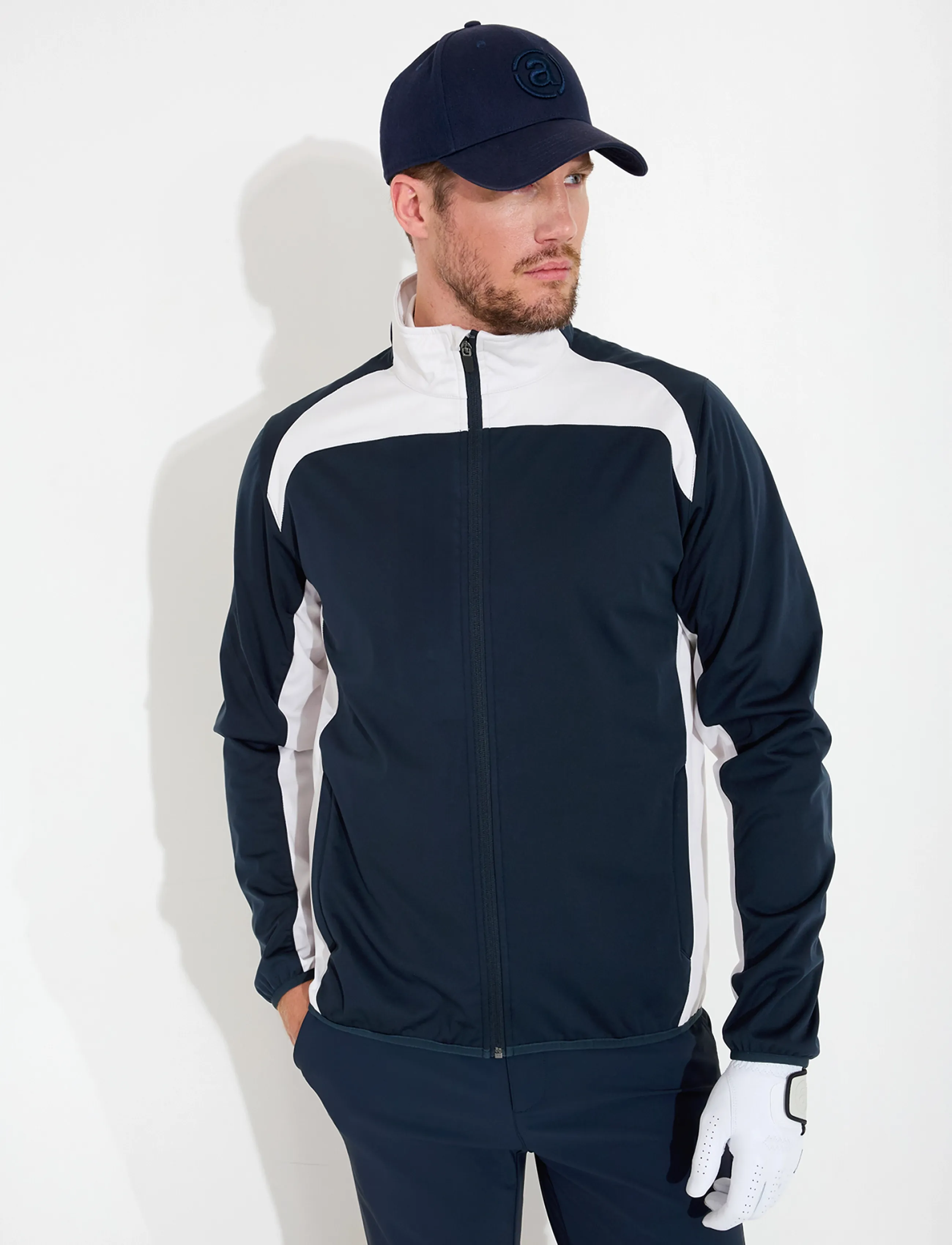Abacus Mens Muirfield Softshell Jacket, XL, Sport Jackets, Marineblau - Golf Männerswear