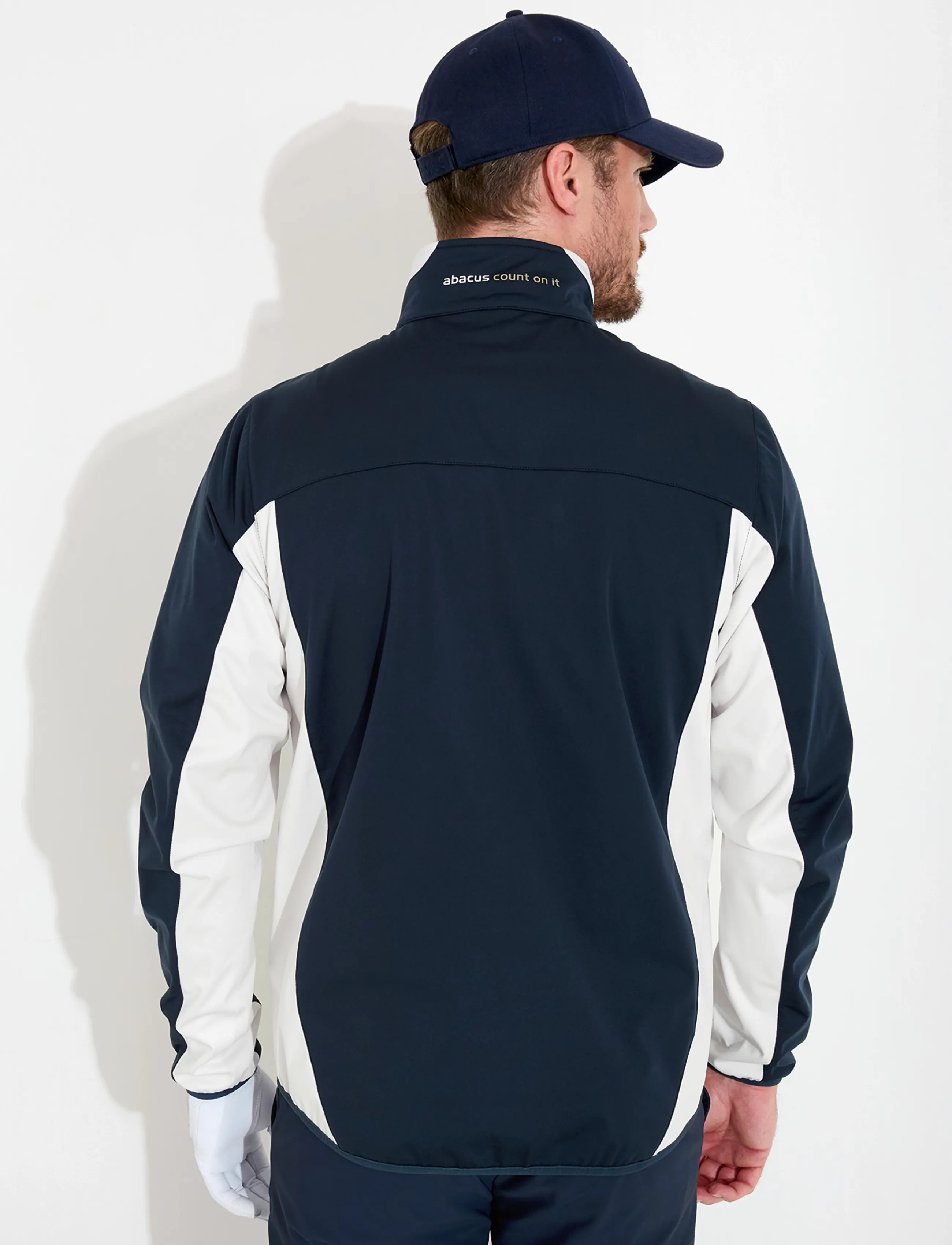 Abacus - Mens Muirfield softshell jacket - golf-jacken - navy/clam - 2