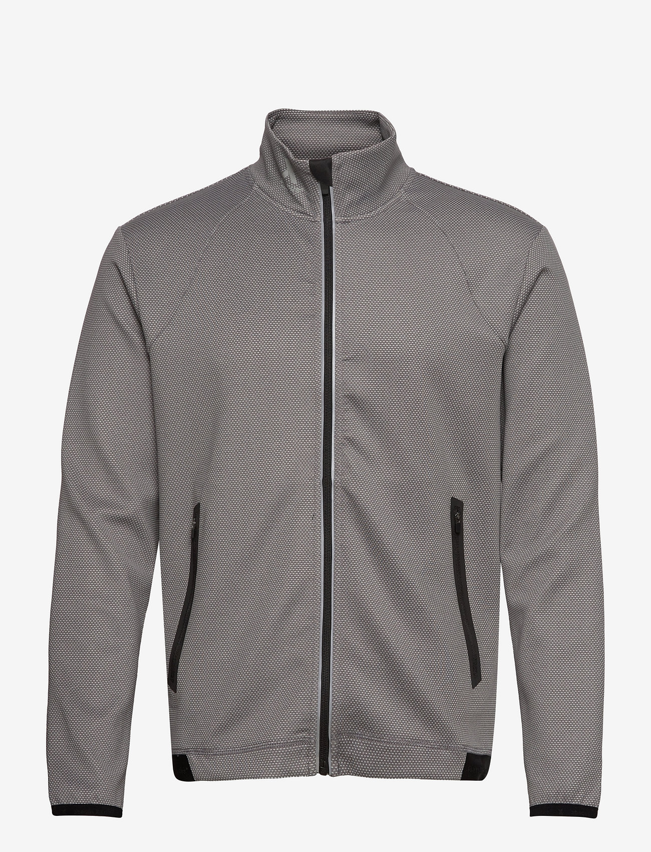 Abacus - Mens Layer fleece jacket - greymelange - 0