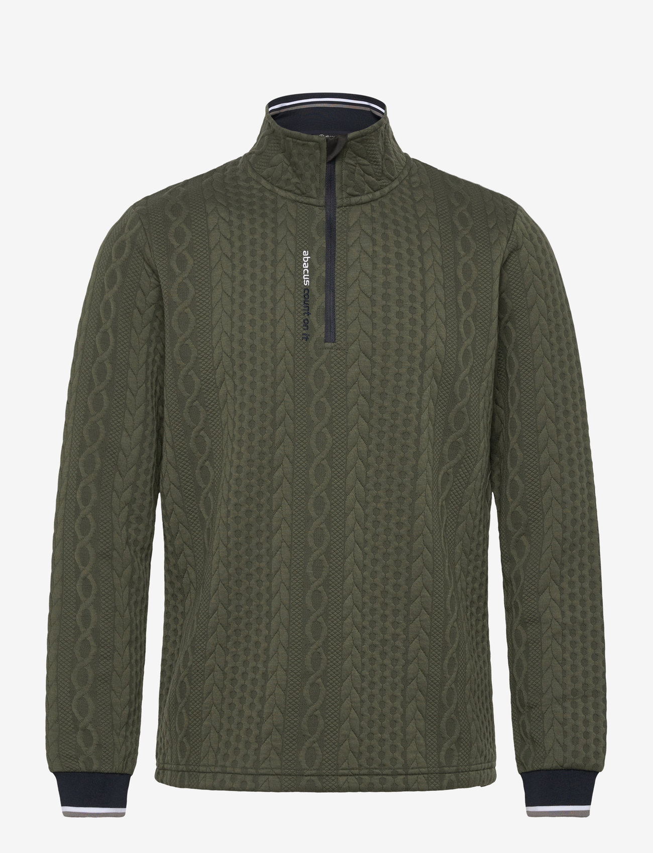 Abacus - Mens Woburn midlayer - fleece - forest - 1