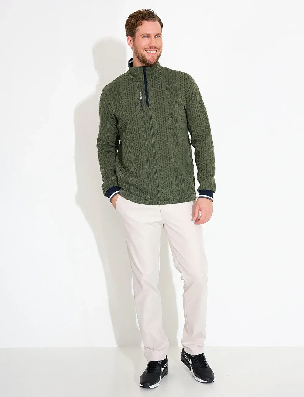 Abacus - Mens Woburn midlayer - fleece & midlayer - forest - 4