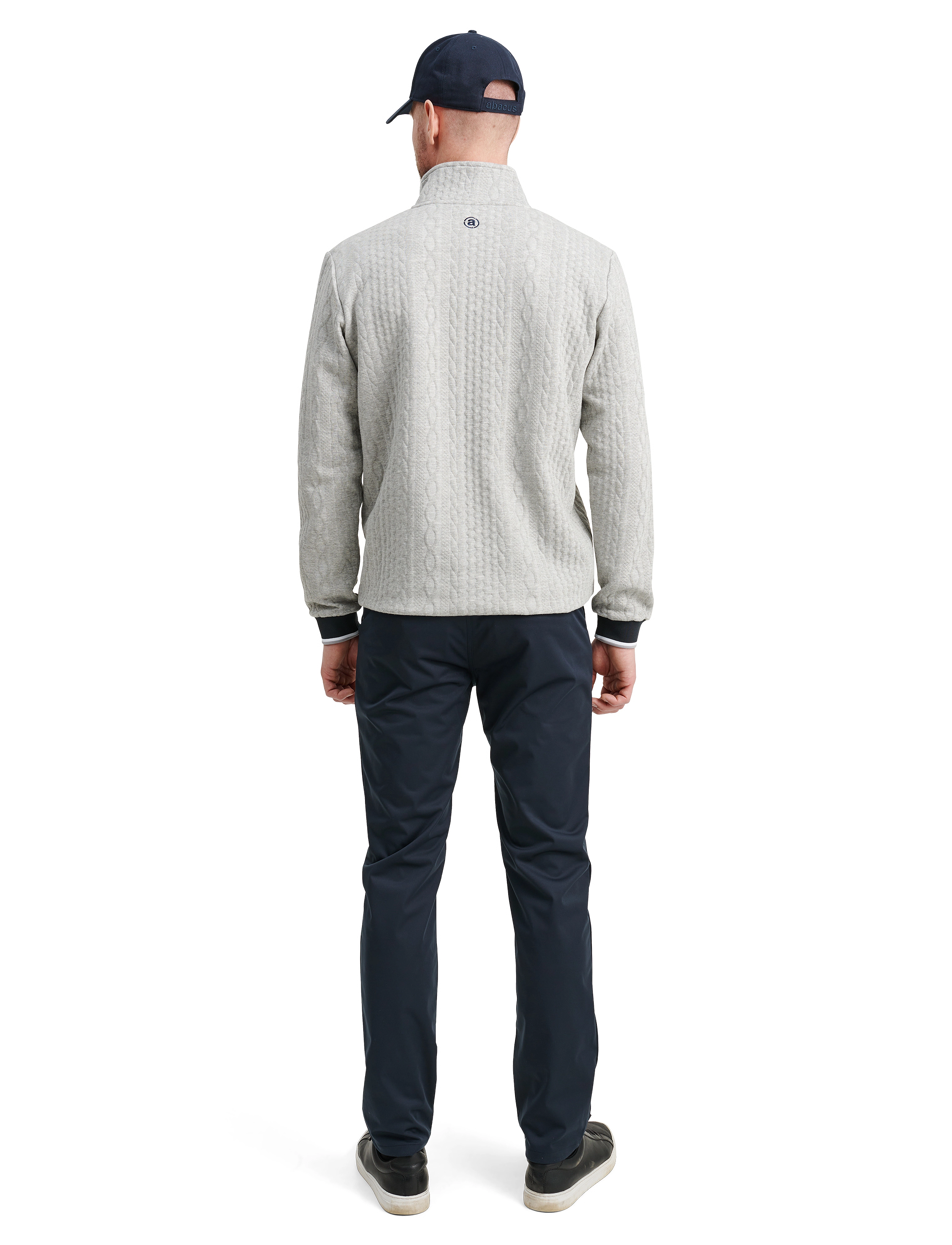 Abacus - Mens Woburn midlayer - fleeces & midlayers - lt.greymelange - 3