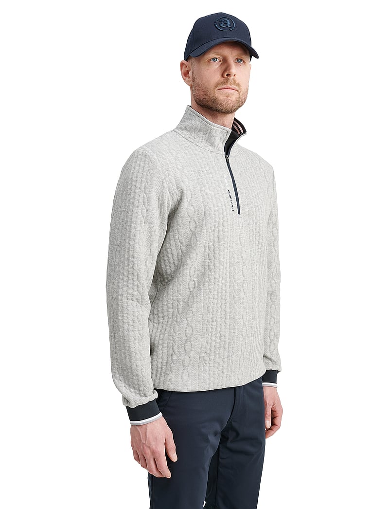 Abacus - Mens Woburn midlayer - fleece & mellanlager - lt.greymelange - 4