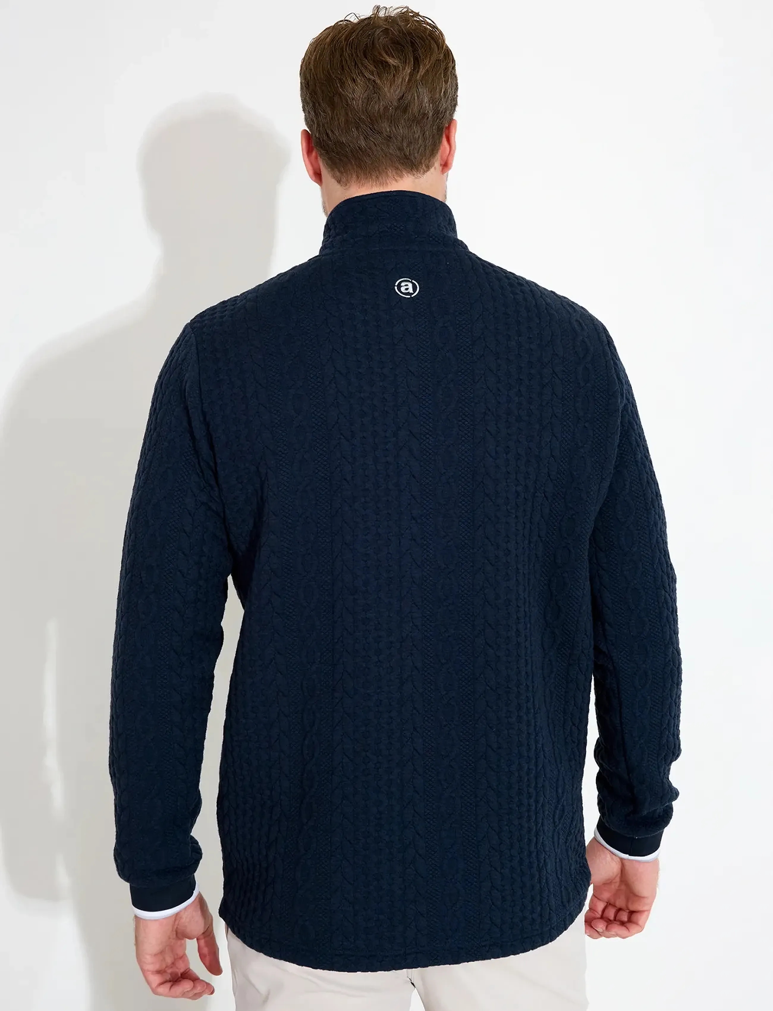 Abacus - Mens Woburn midlayer - fleece & midlayer - navy - 2