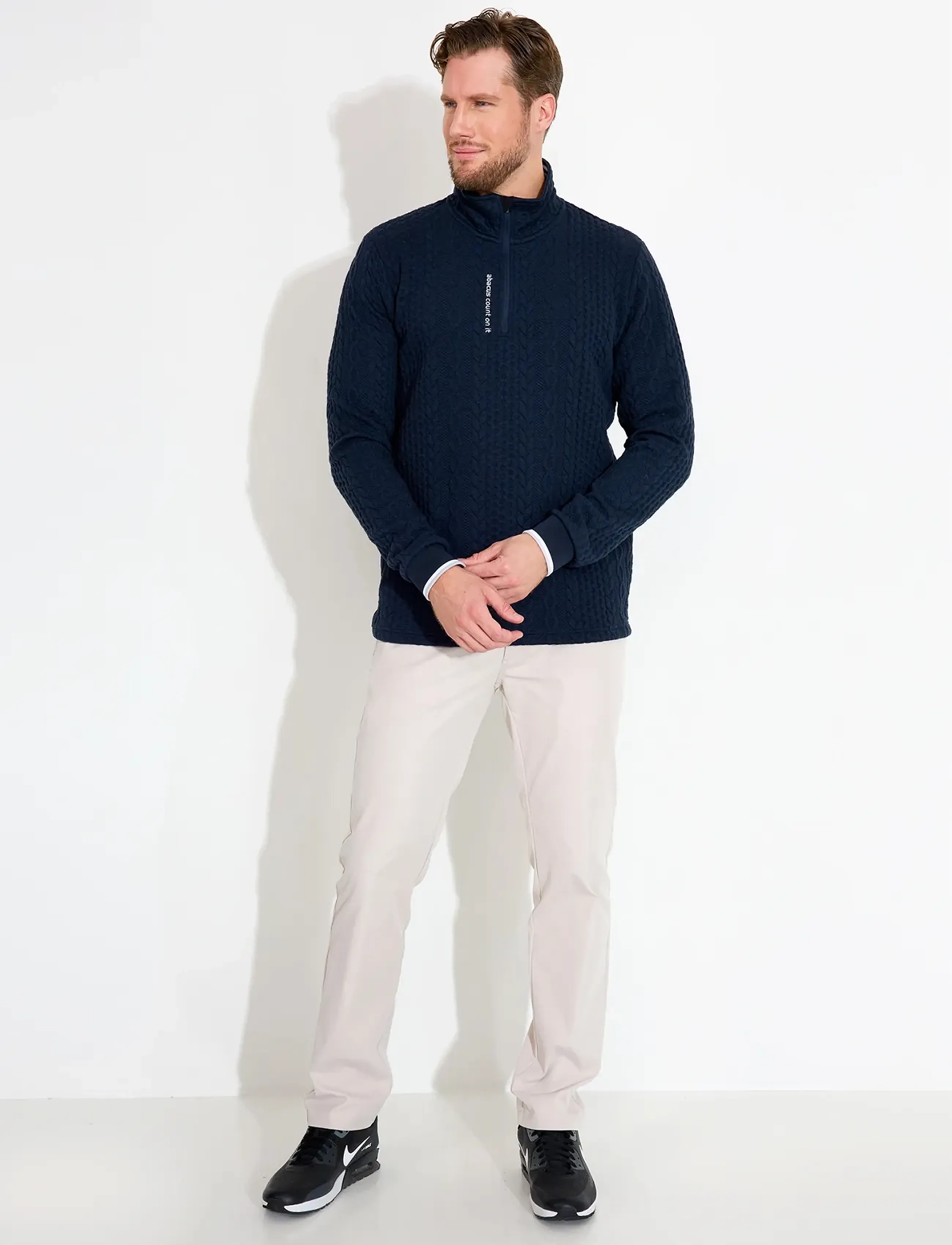 Abacus - Mens Woburn midlayer - fleece & midlayer - navy - 3
