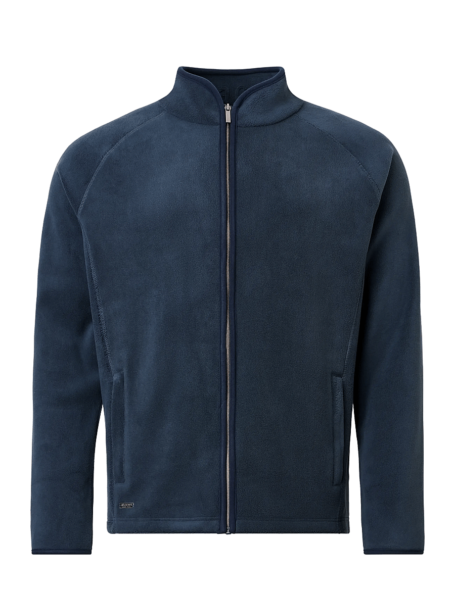 Abacus - Mens Foxhills midlayer fullzip - fleece og mellemlag - navy - 1