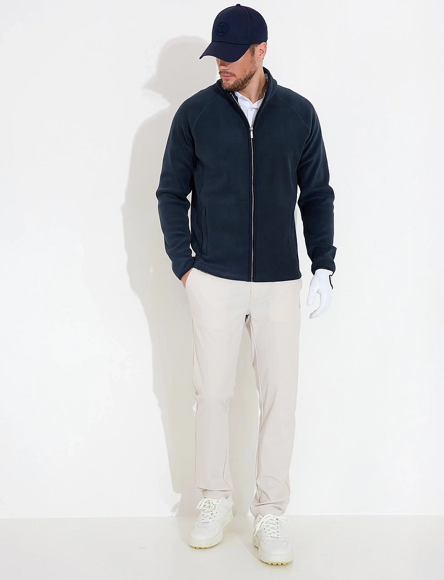 Abacus - Mens Foxhills midlayer fullzip - fleece og mellemlag - navy - 3