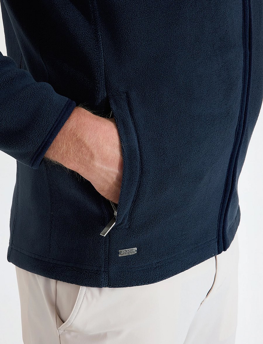 Abacus - Mens Foxhills midlayer fullzip - fleece og mellemlag - navy - 4
