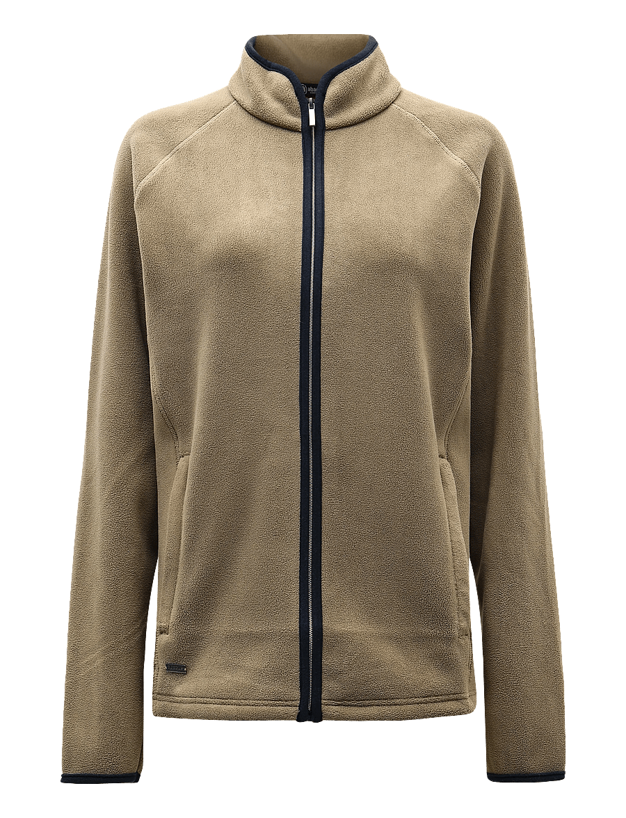 Abacus - Mens Foxhills midlayer fullzip - polary i odzież ocieplająca - taupe - 1