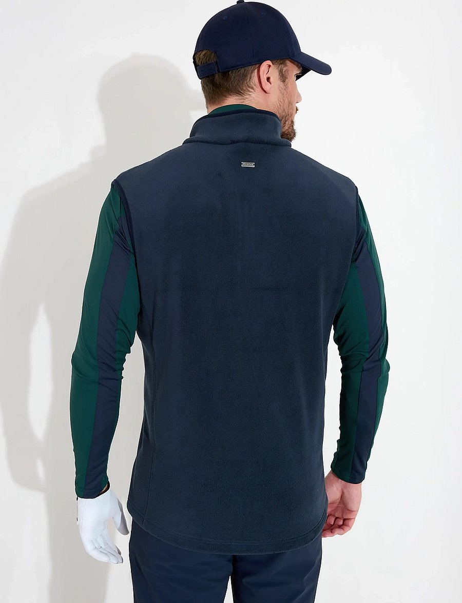 Abacus - Mens Foxhills midlayer bodywarmer - veste - navy - 2