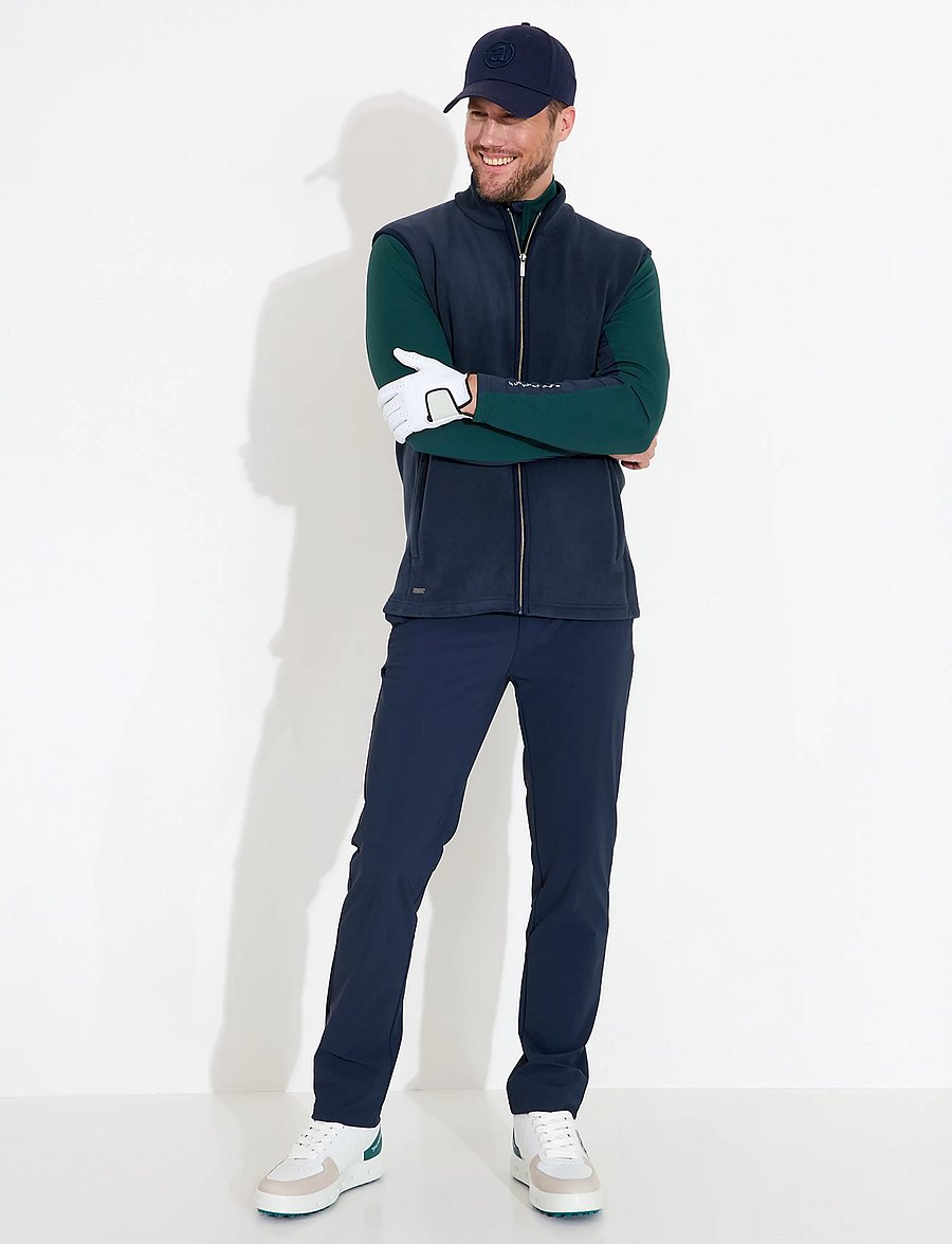 Abacus - Mens Foxhills midlayer bodywarmer - veste - navy - 3