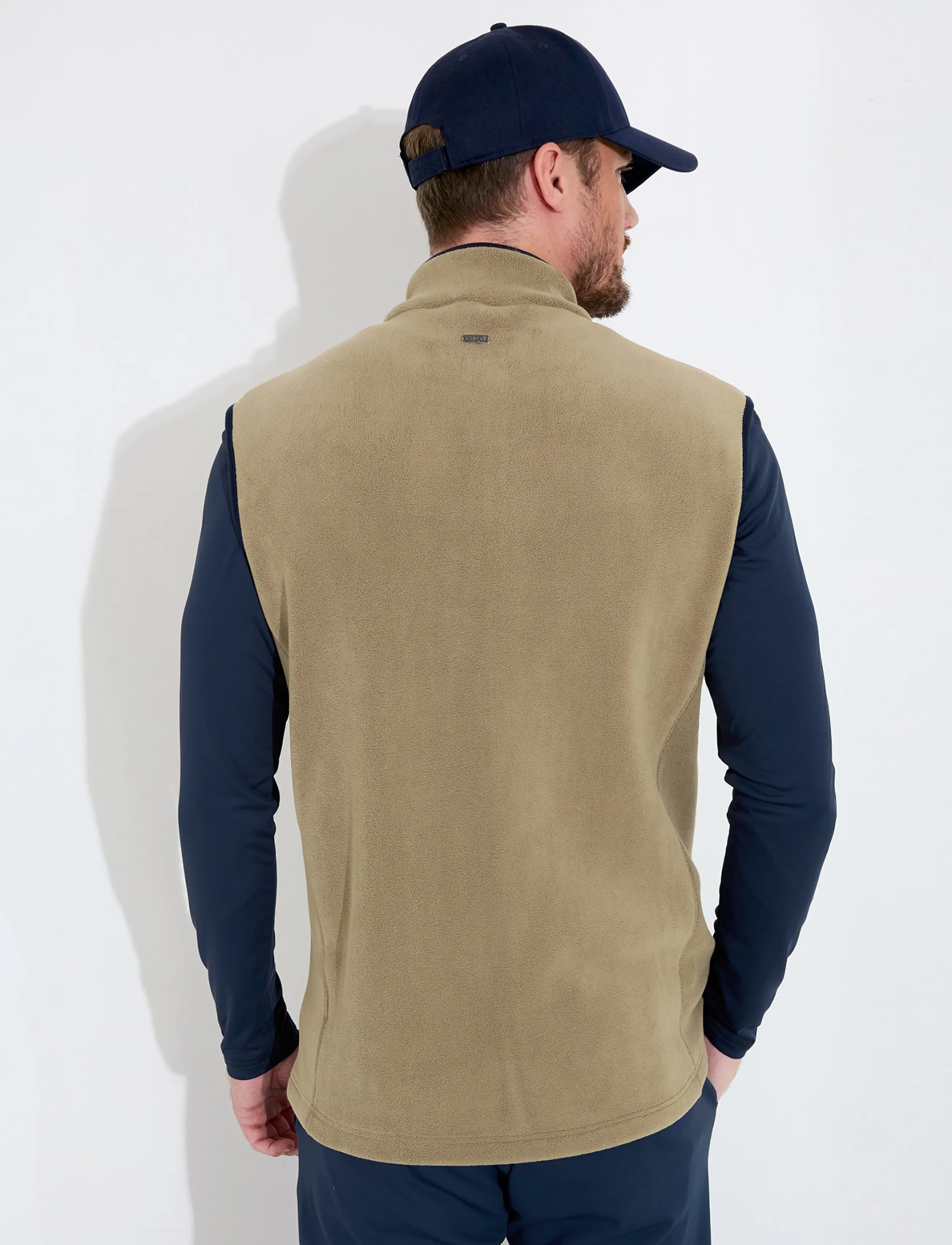 Abacus - Mens Foxhills midlayer bodywarmer - veste - taupe - 2