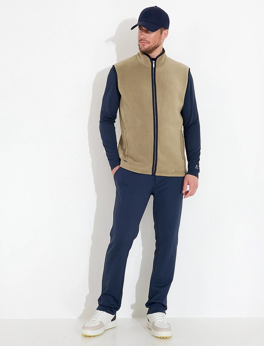 Abacus - Mens Foxhills midlayer bodywarmer - veste - taupe - 3