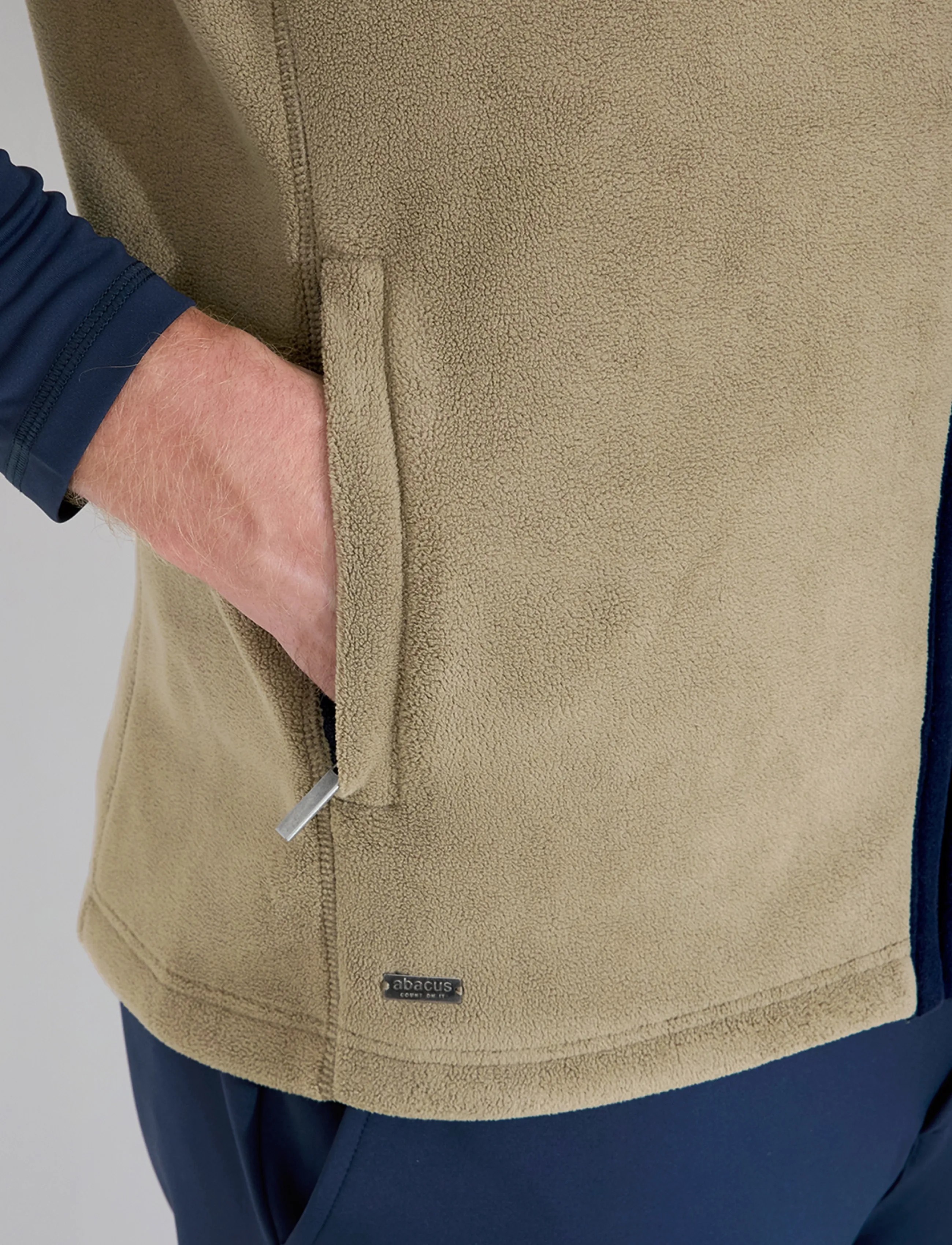 Abacus - Mens Foxhills midlayer bodywarmer - veste - taupe - 4
