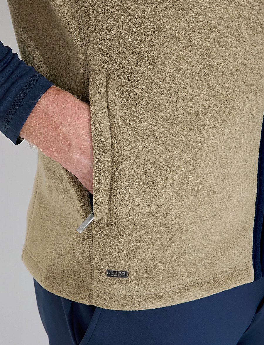 Abacus - Mens Foxhills midlayer bodywarmer - veste - taupe - 4