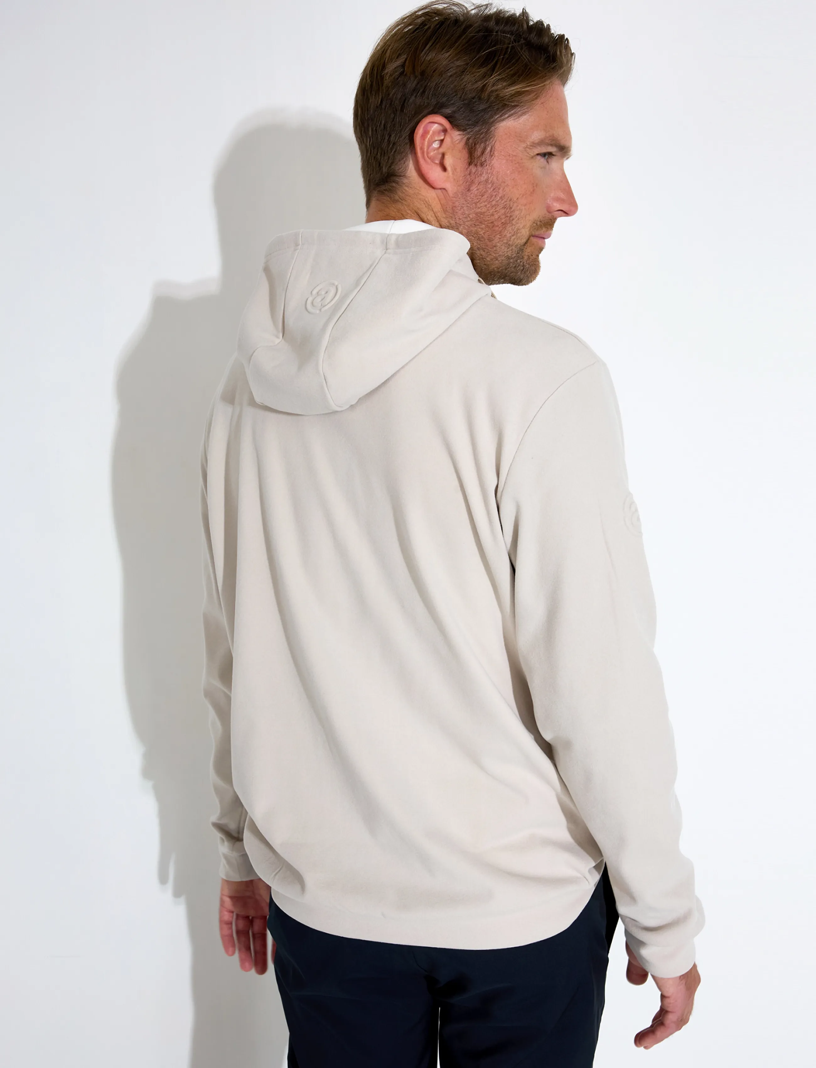 Abacus - Mens Banff hoodie - kapuutsiga dressipluusid - clam - 2