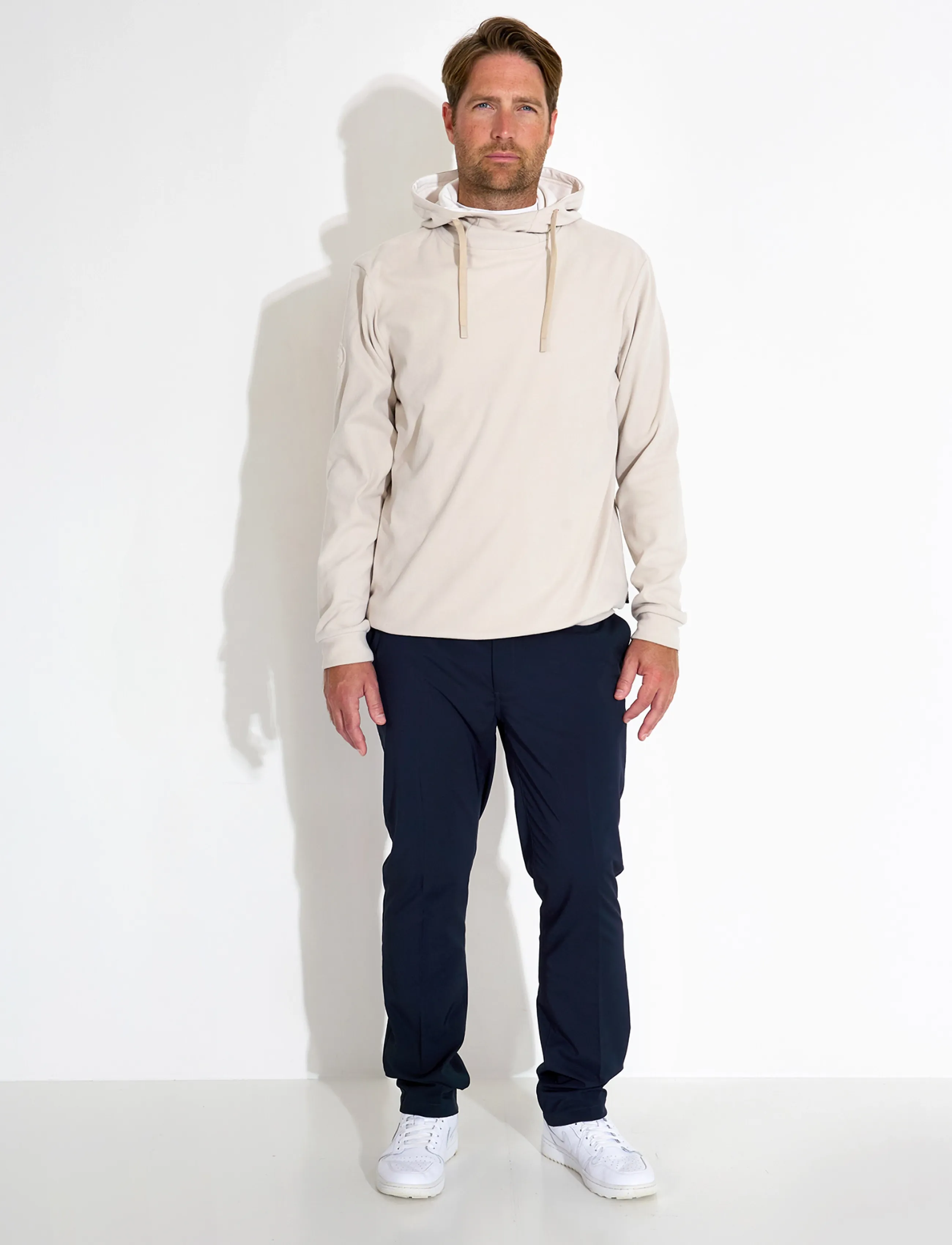 Abacus - Mens Banff hoodie - kapuutsiga dressipluusid - clam - 3