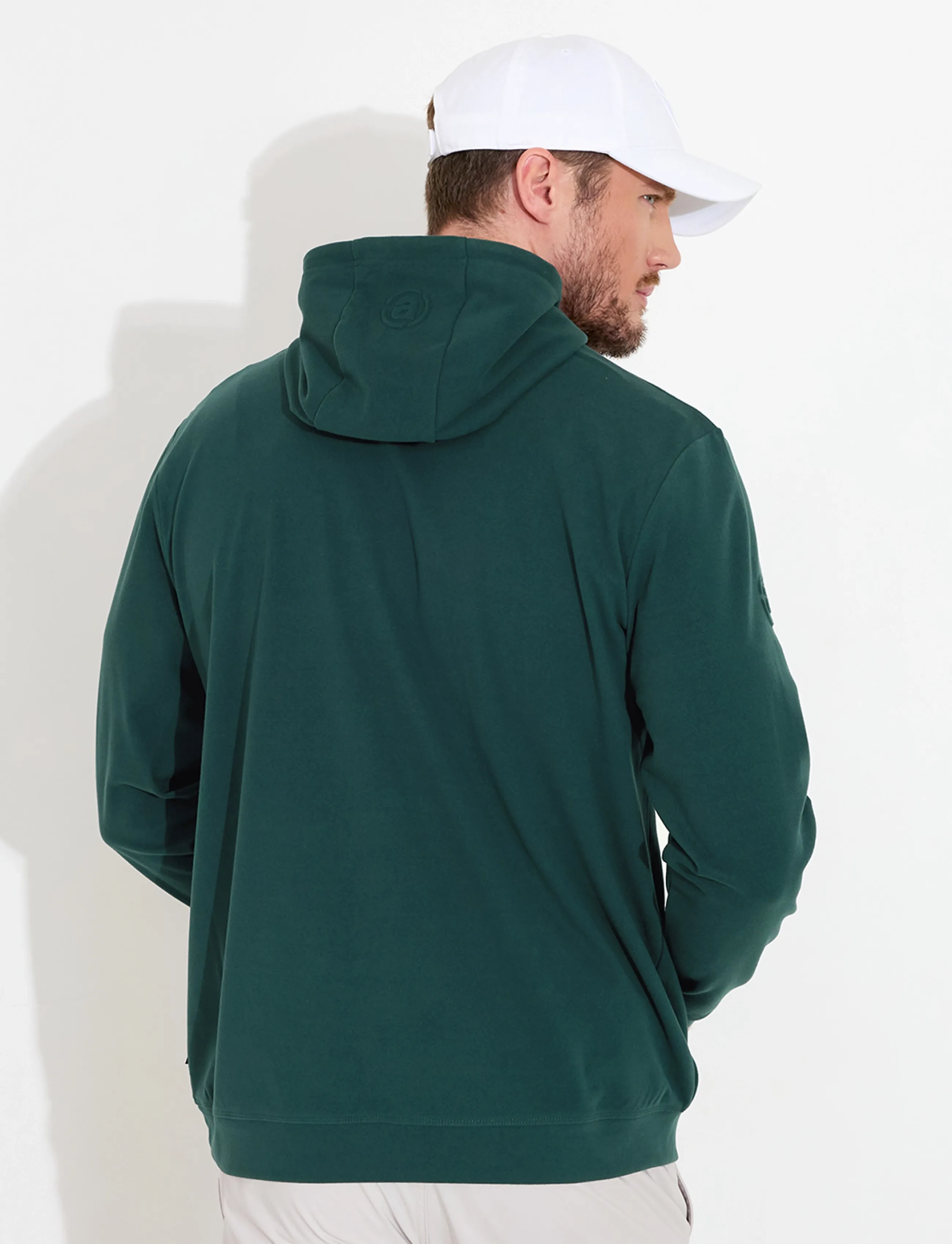 Abacus - Mens Banff hoodie - huvtröjor - course green - 2