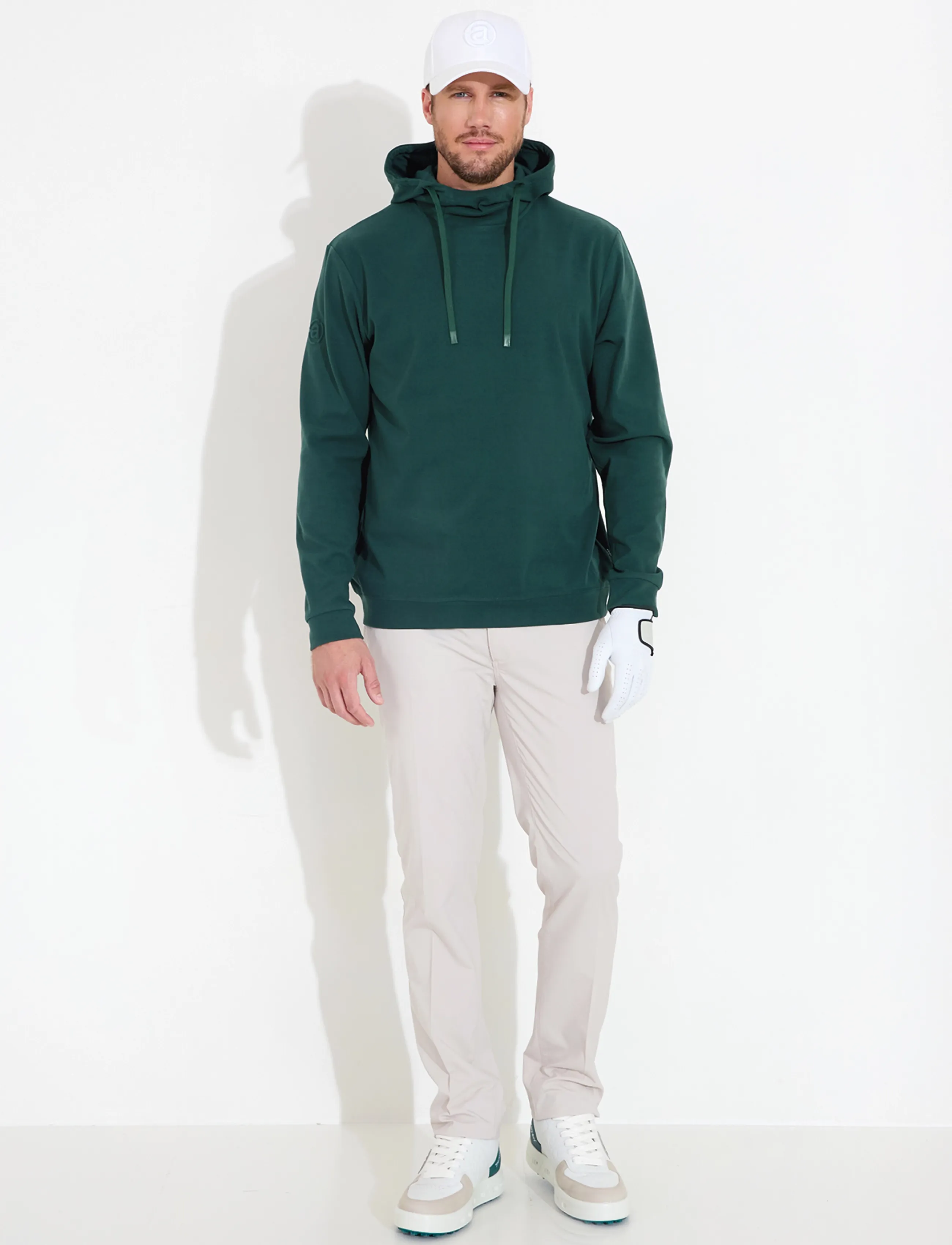 Abacus - Mens Banff hoodie - huvtröjor - course green - 3