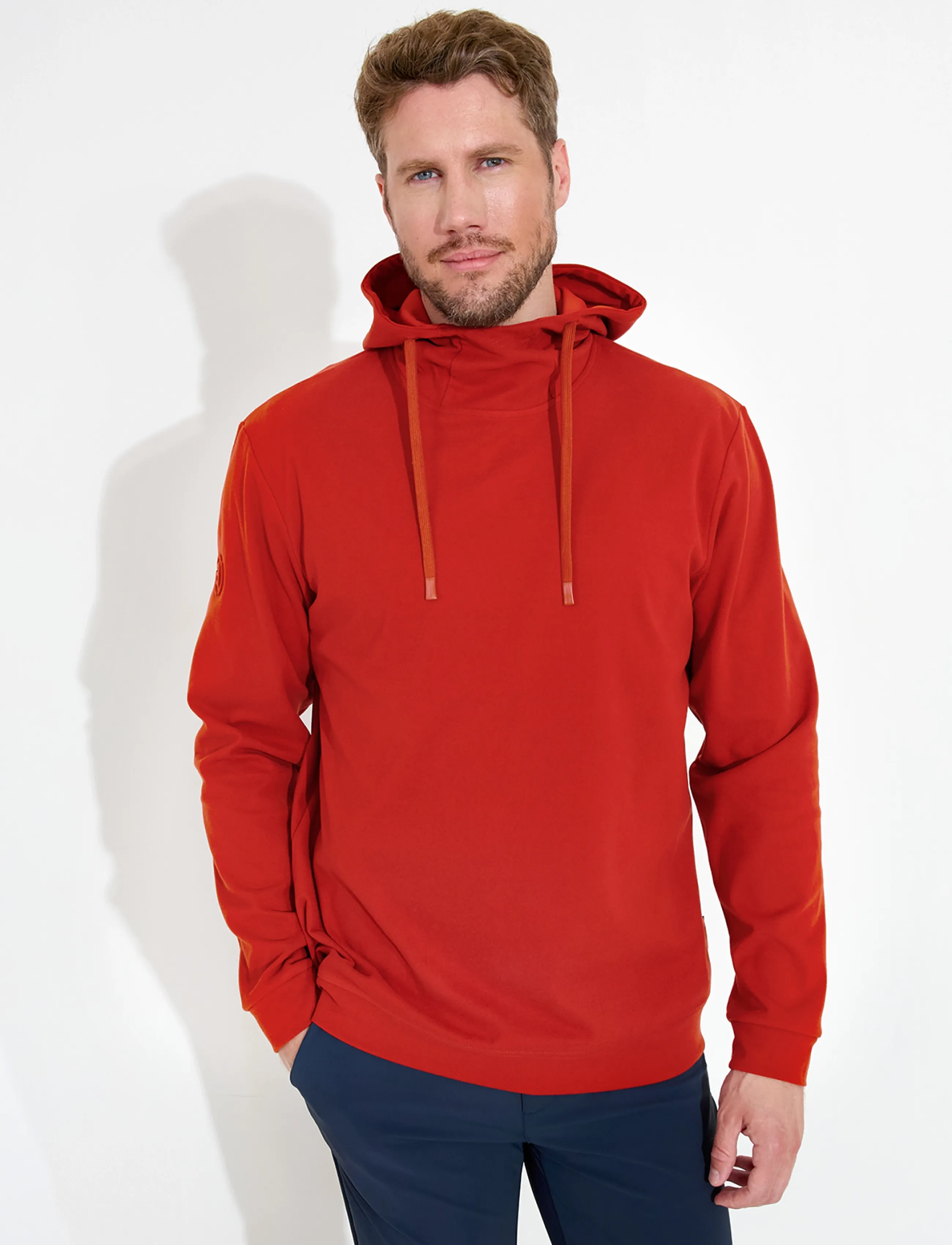 Abacus Mens Banff hoodie - Dressipluusid ja pusad - CRIMSON / red