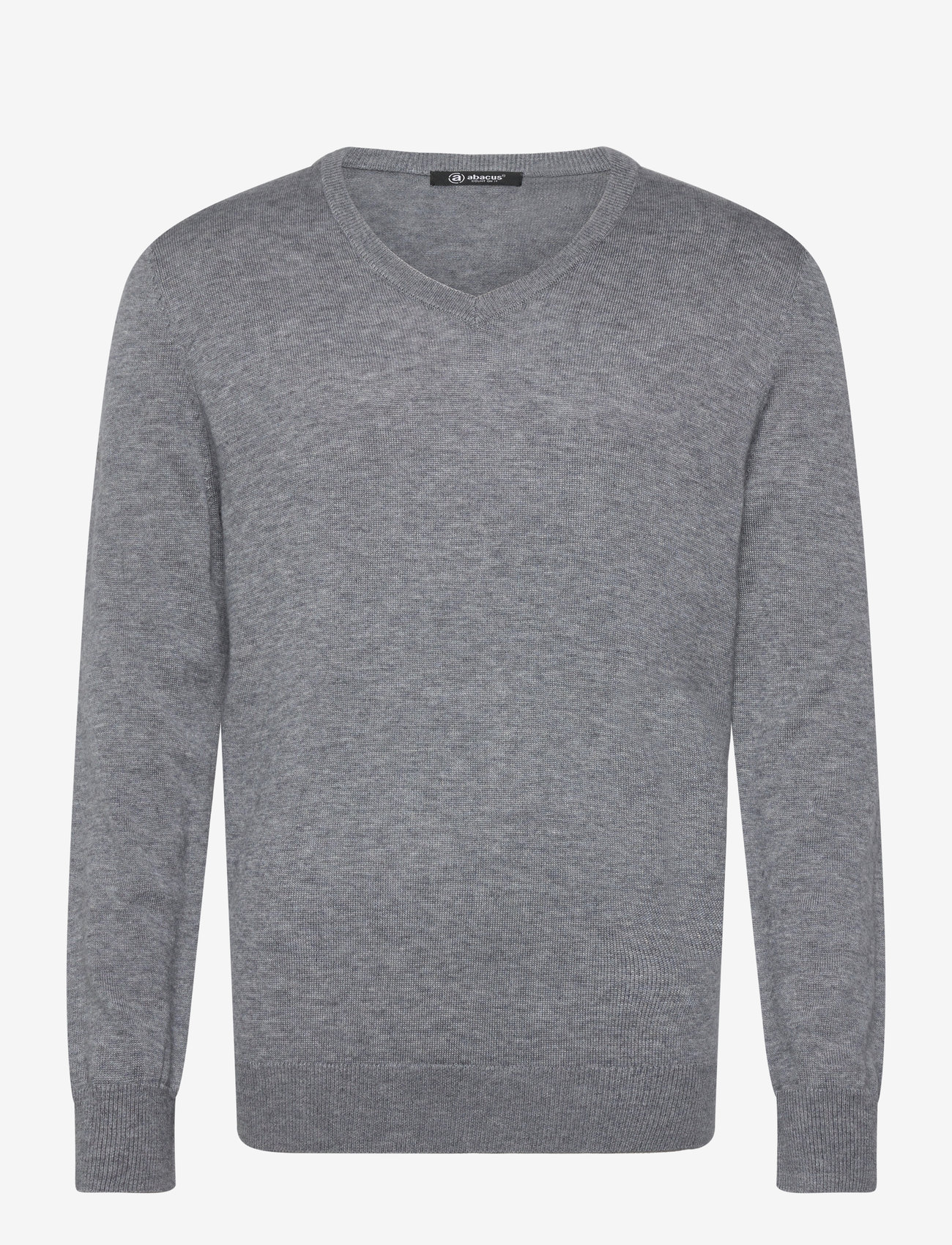 Abacus - Mens Liffin V-neck pullover - mænd - greymelange - 0