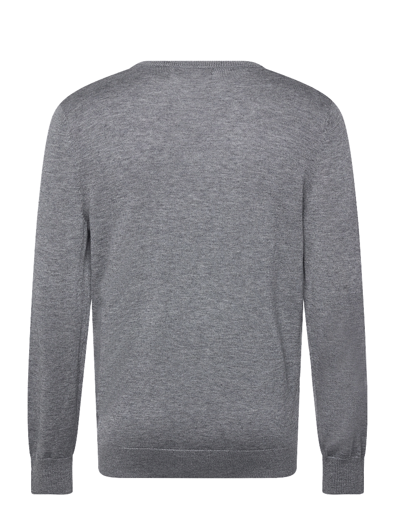 Abacus - Mens Liffin V-neck pullover - dzianinowe - greymelange - 2