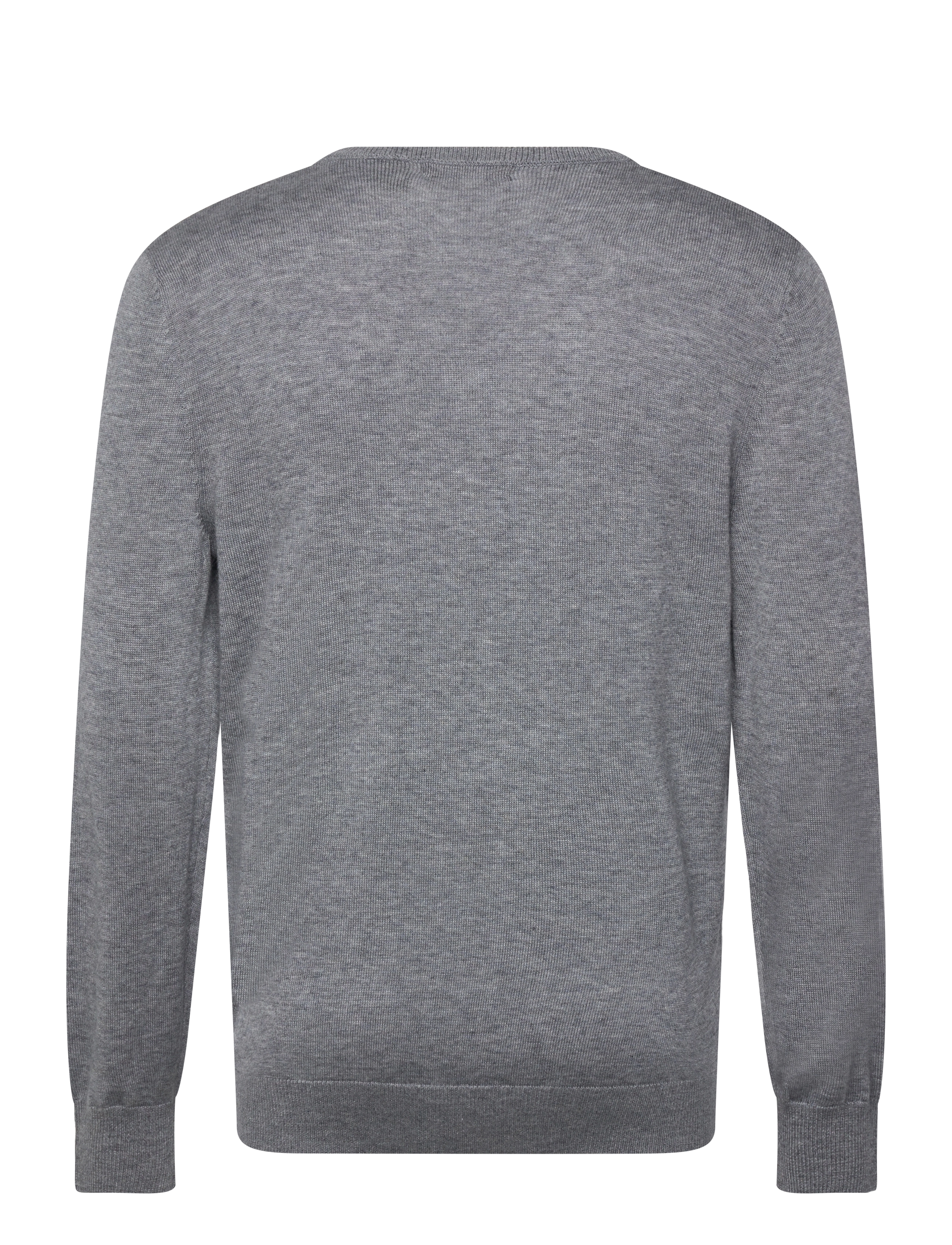 Abacus - Mens Liffin V-neck pullover - greymelange - 2