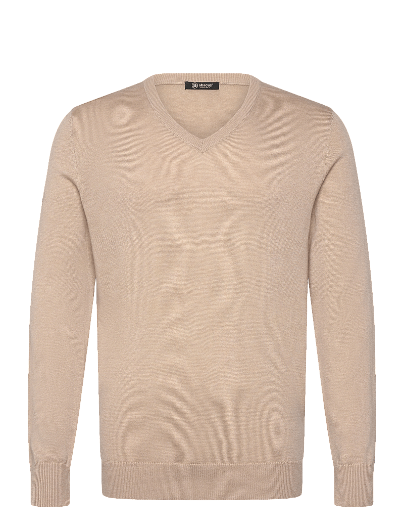 Abacus - Mens Liffin V-neck pullover - sweatshirts - sandshell - 1