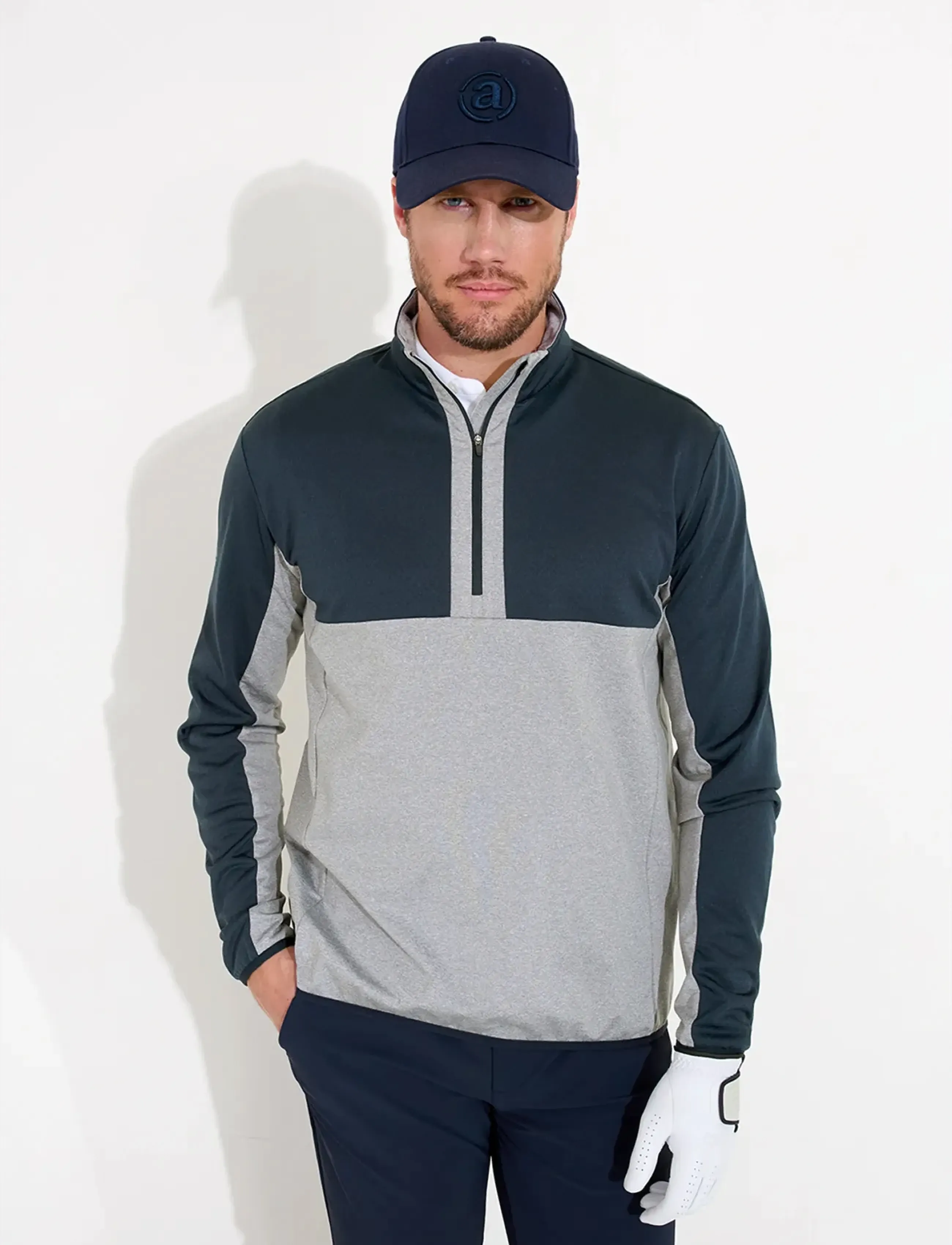 Abacus Mens Erne Midlayer, 3XL, Sport Pants, Grau - Golf Männerswear