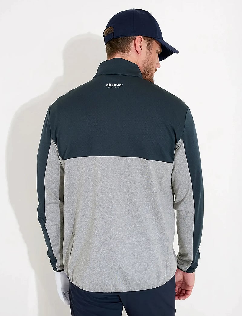 Abacus - Mens Erne midlayer - fleece & midlayer - lt.greymelange - 2