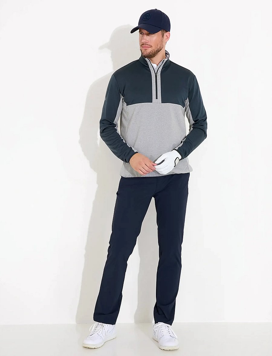 Abacus - Mens Erne midlayer - fleece og mellemlag - lt.greymelange - 3