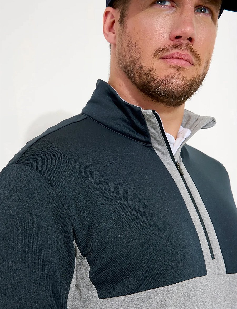 Abacus - Mens Erne midlayer - fleece og mellemlag - lt.greymelange - 4