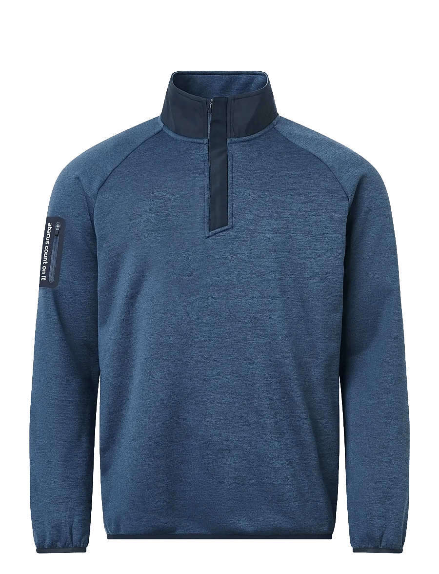 Abacus - Mens Arden midlayer - fleece & midlayer - steelblue - 1