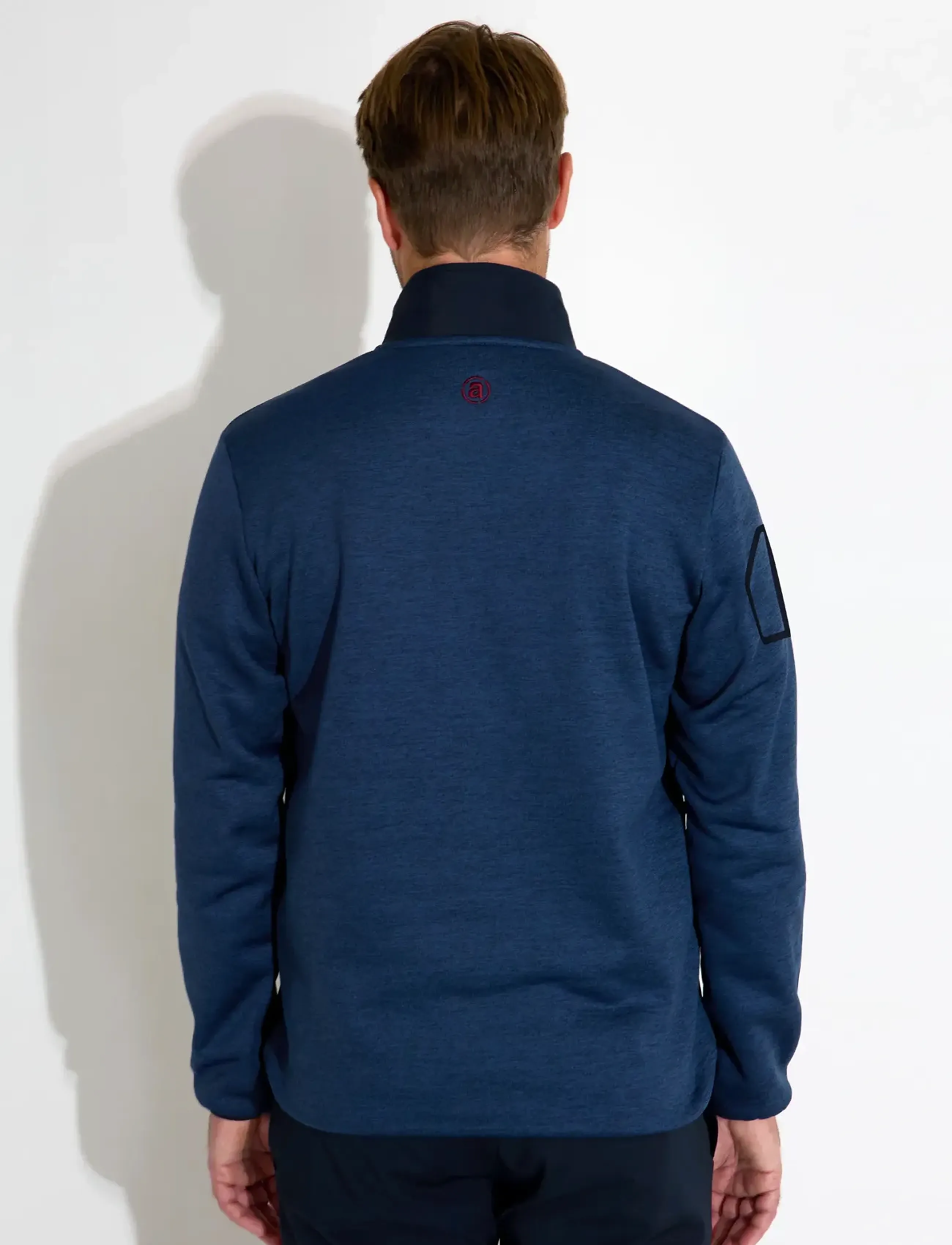 Abacus - Mens Arden midlayer - fleece - steelblue - 2