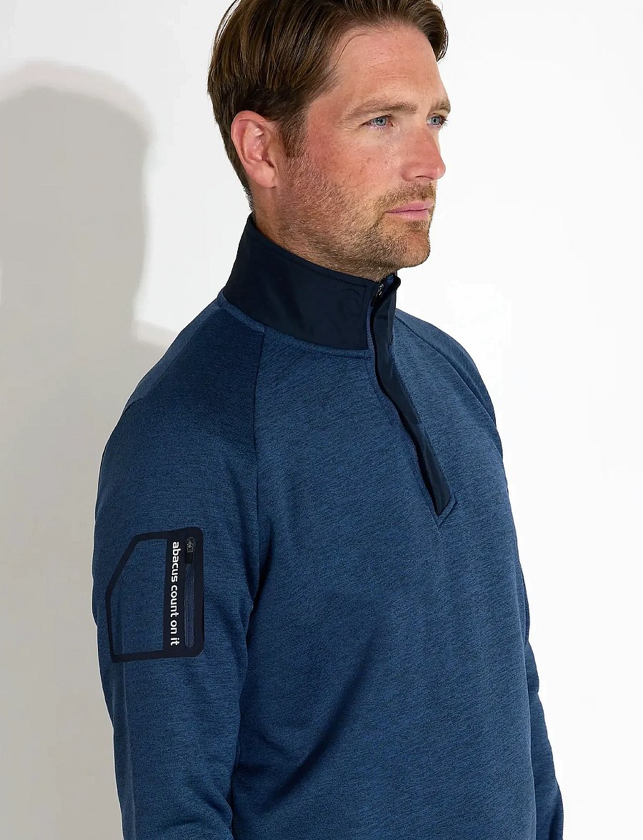 Abacus - Mens Arden midlayer - fleece & midlayer - steelblue - 4
