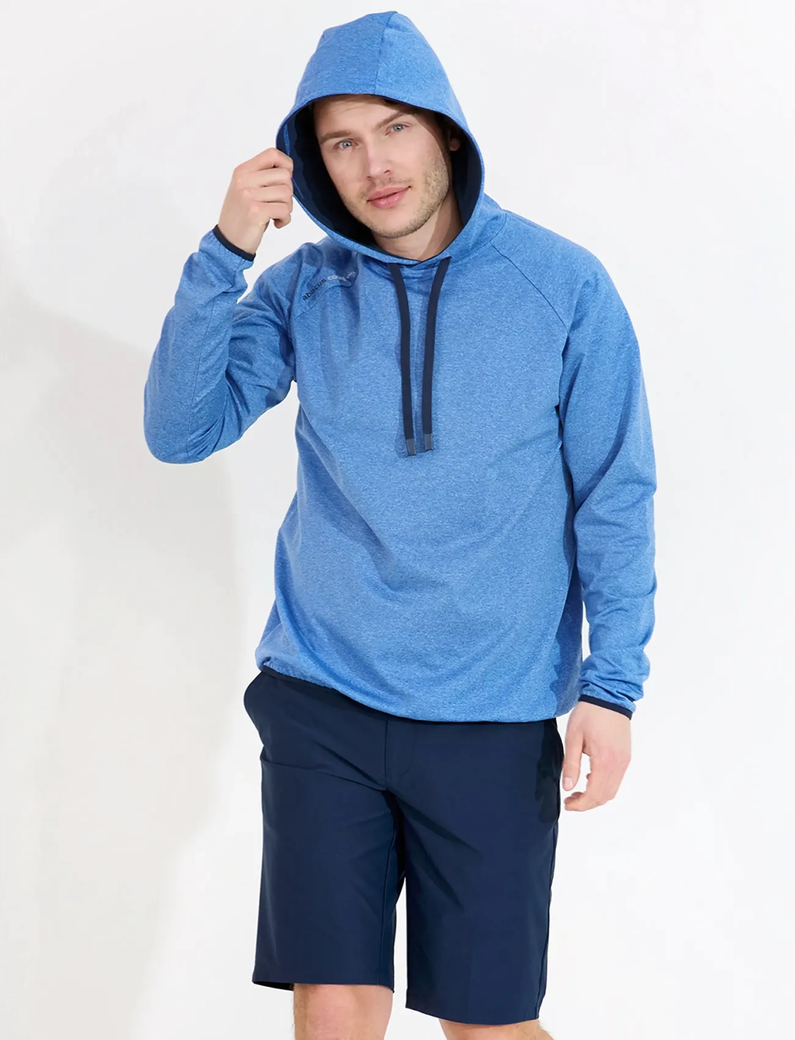 Abacus Mens Loop Hoodie, S, Sweatshirts & Hoodies, Blau - Männerswear