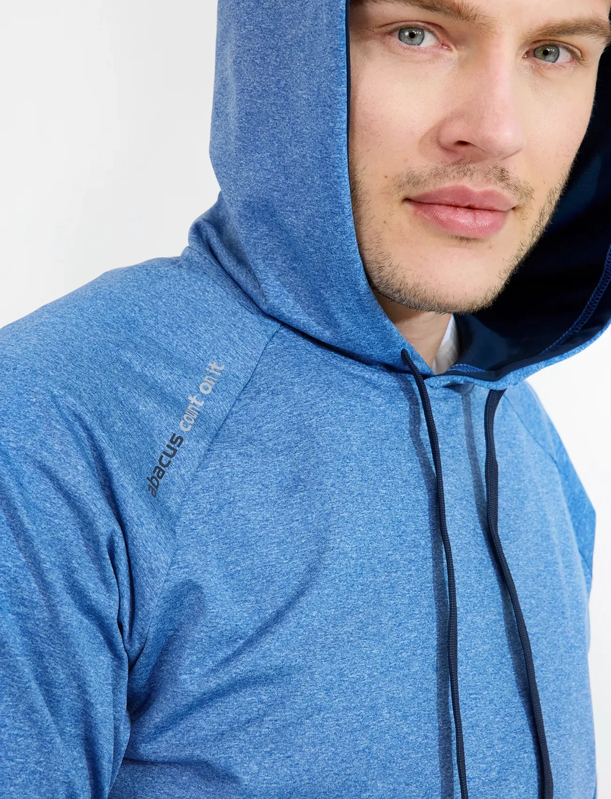 Abacus - Mens Loop hoodie - tops - horizon blue - 4