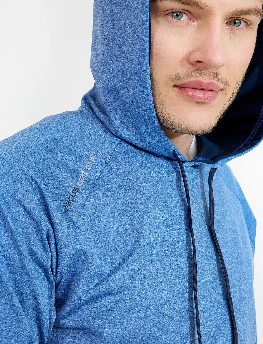 Abacus - Mens Loop hoodie - sweatshirts - horizon blue - 4