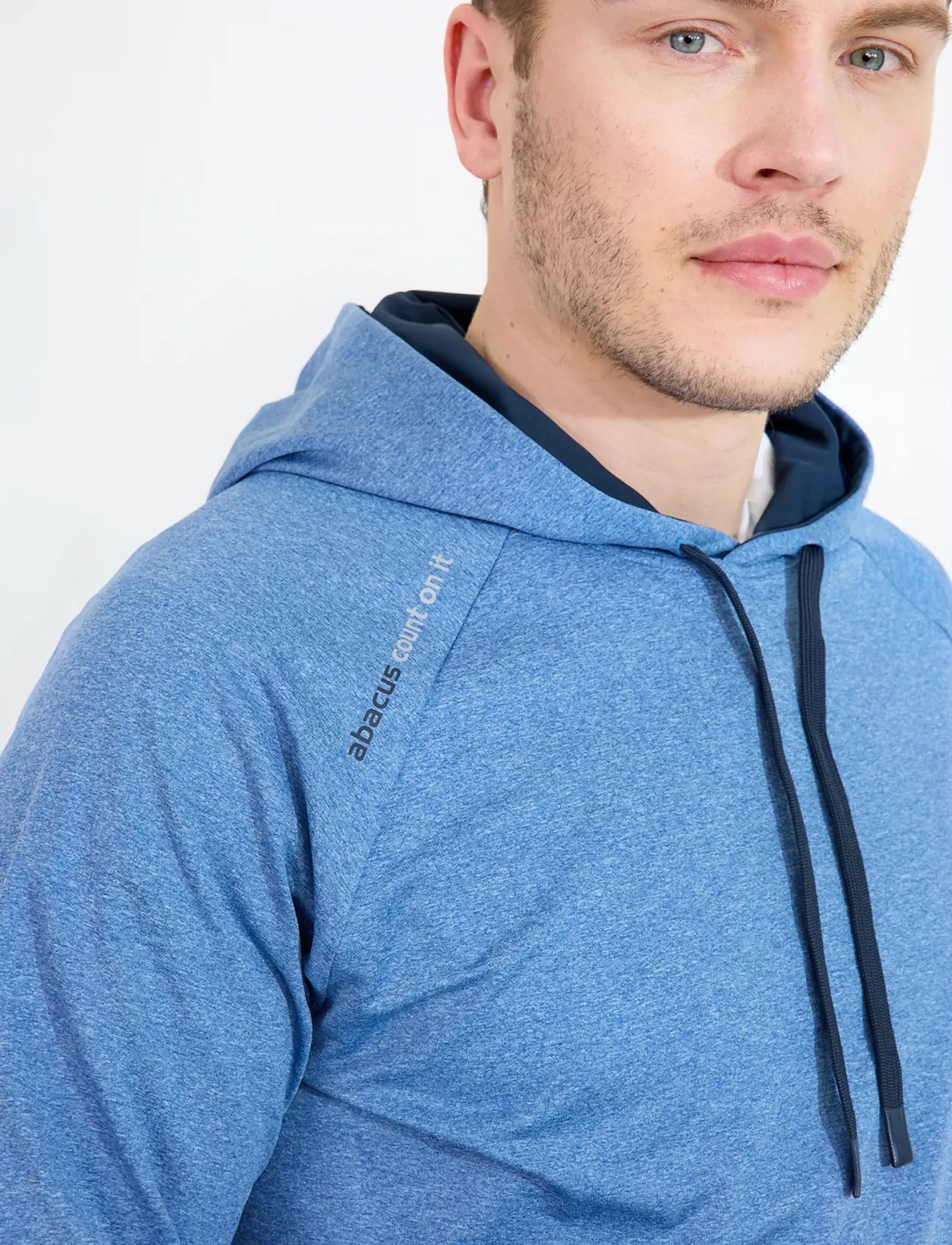 Abacus - Mens Loop hoodie - tops - horizon blue - 5