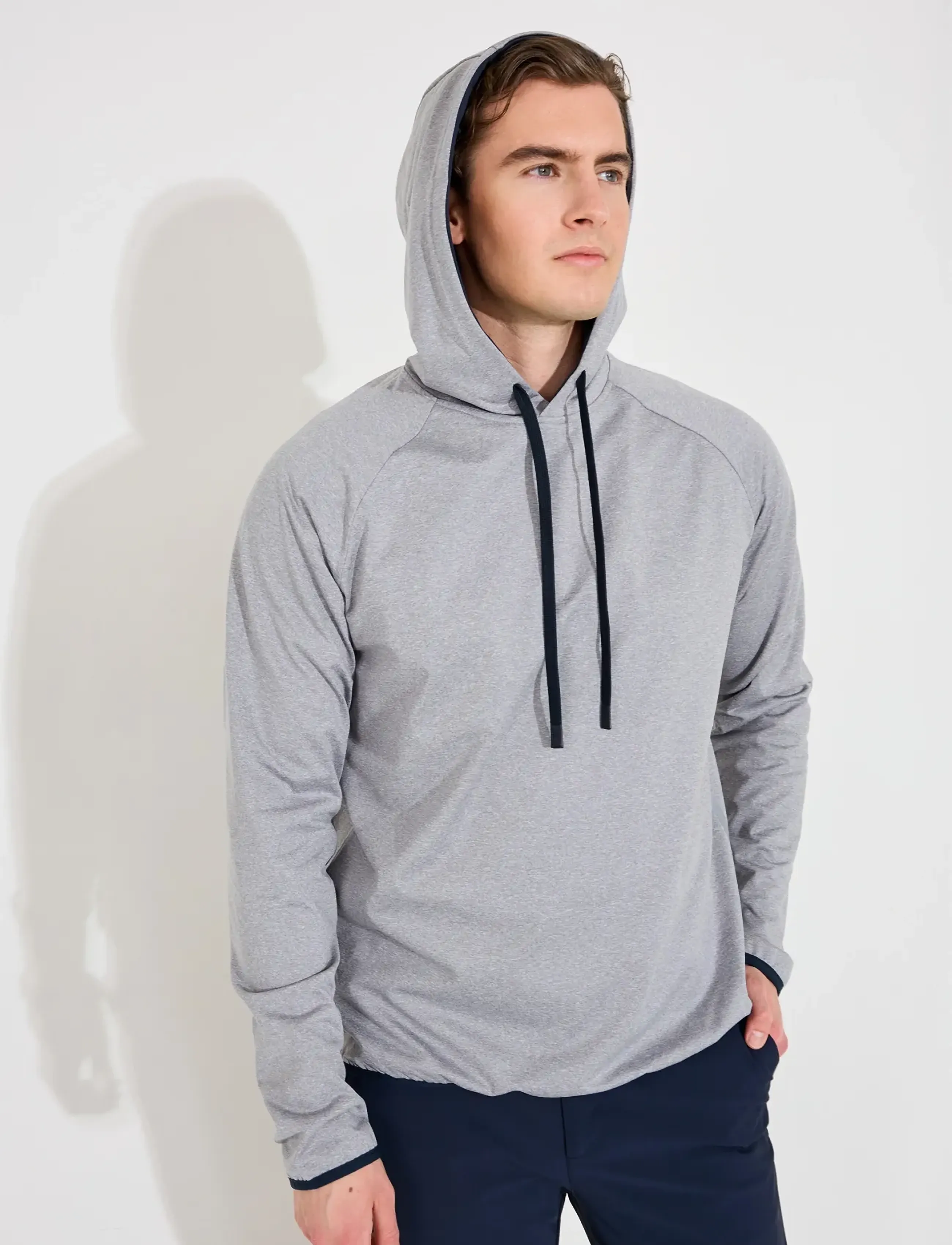 Abacus Mens Loop Hoodie, XXL, Sweatshirts & Hoodies, Grau - Männerswear