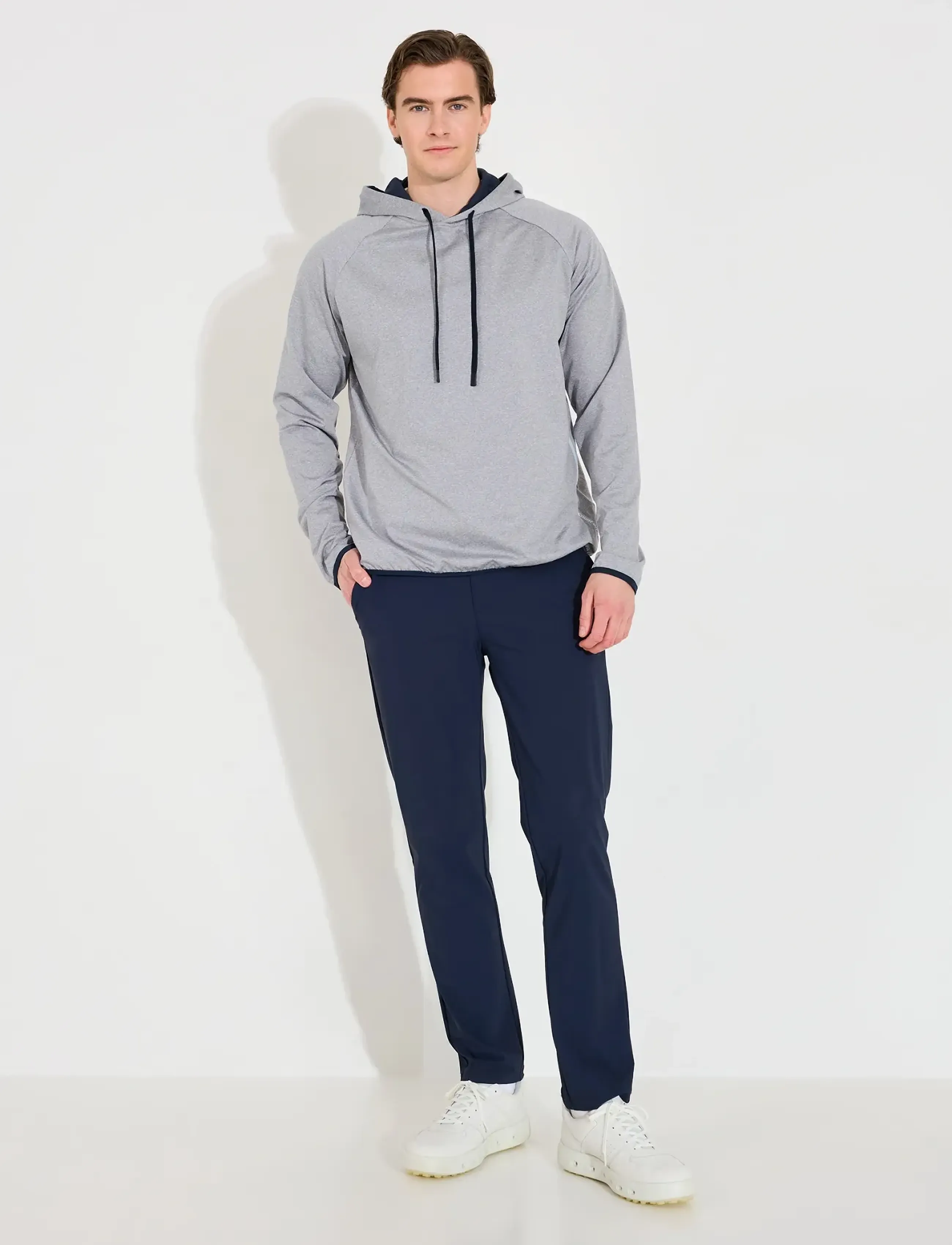 Abacus - Mens Loop hoodie - oberteile - lt.greymelange - 3