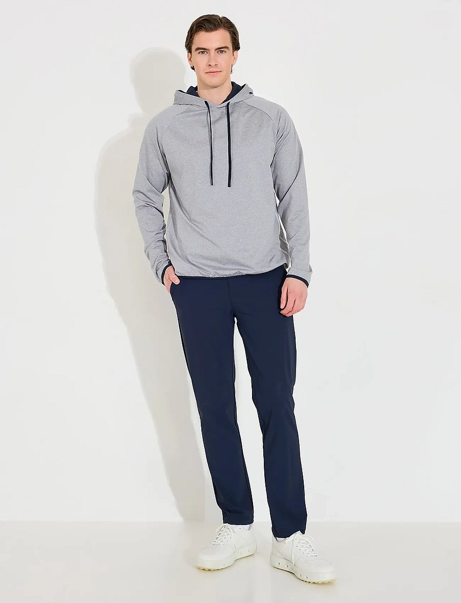 Abacus - Mens Loop hoodie - huvtröjor - lt.greymelange - 3