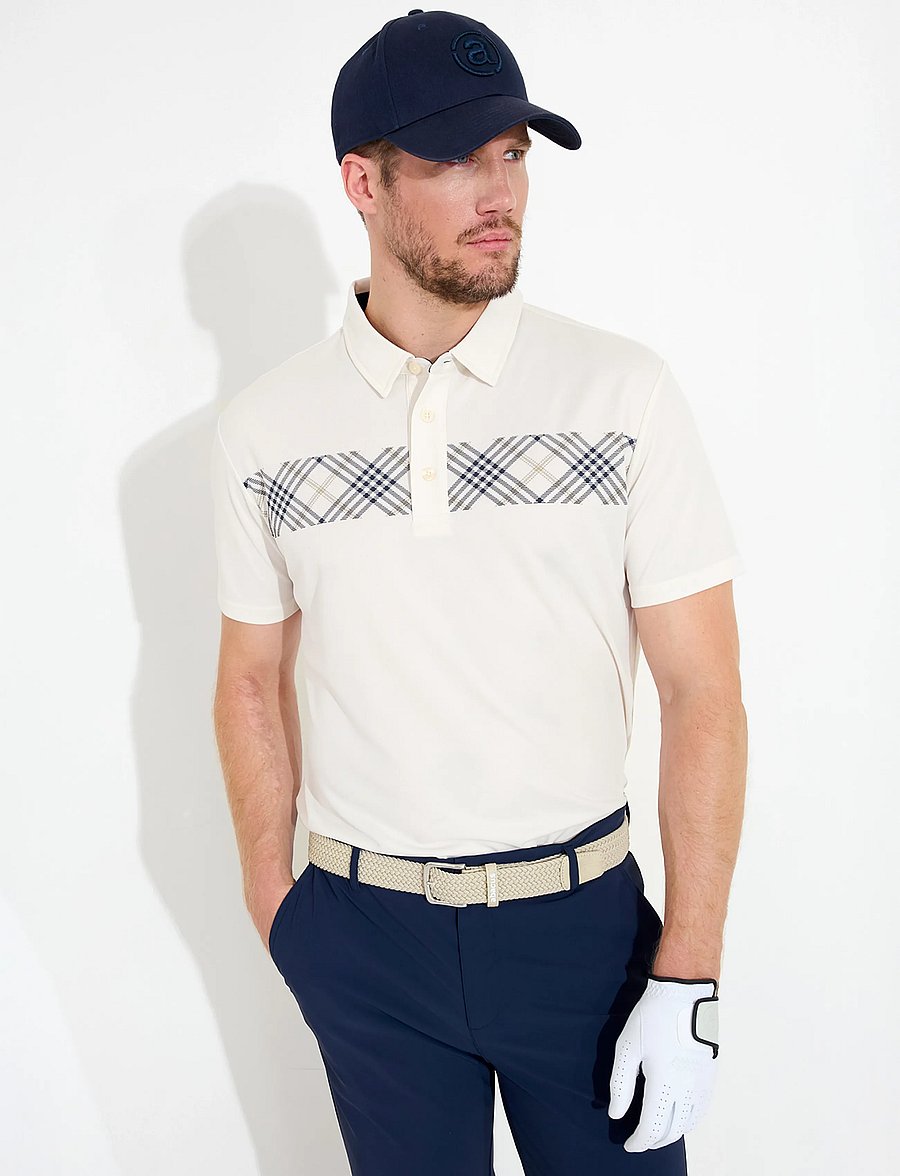 Abacus - Mens Cape drycool polo - toppe & t-shirts - clam - 0