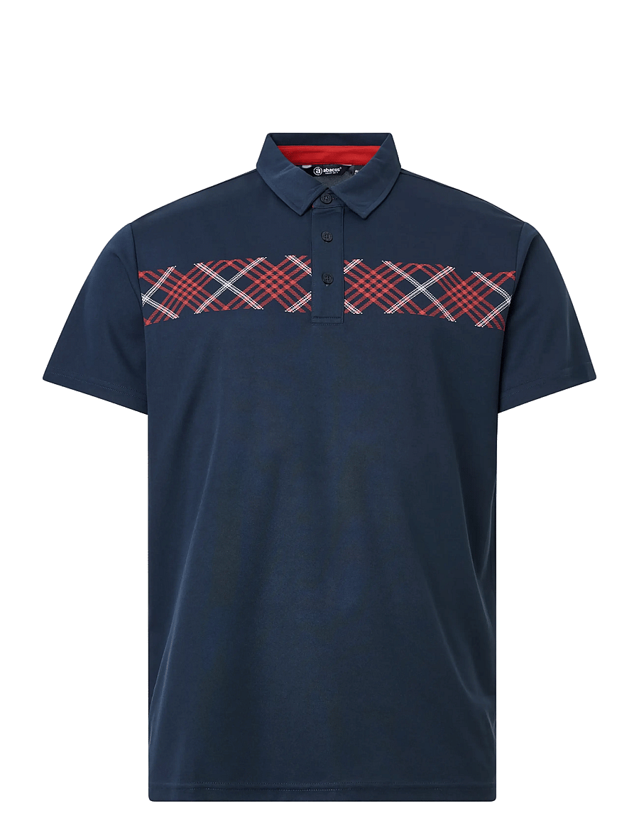 Abacus - Mens Cape drycool polo - toppe & t-shirts - crimson - 1