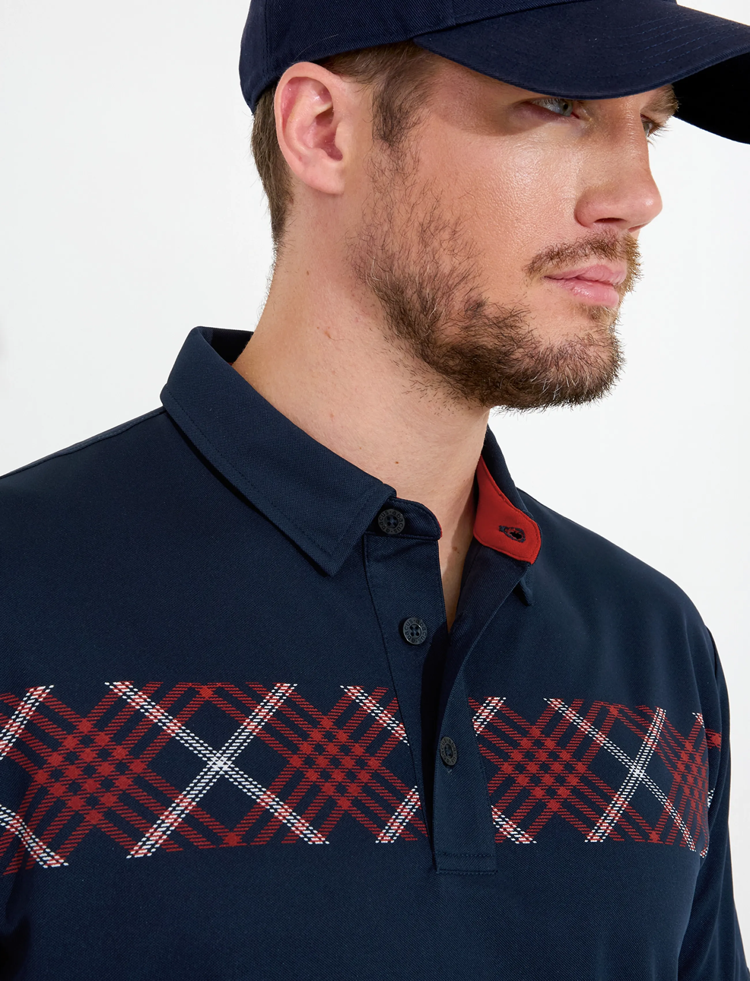 Abacus - Mens Cape drycool polo - toppe & t-shirts - crimson - 4