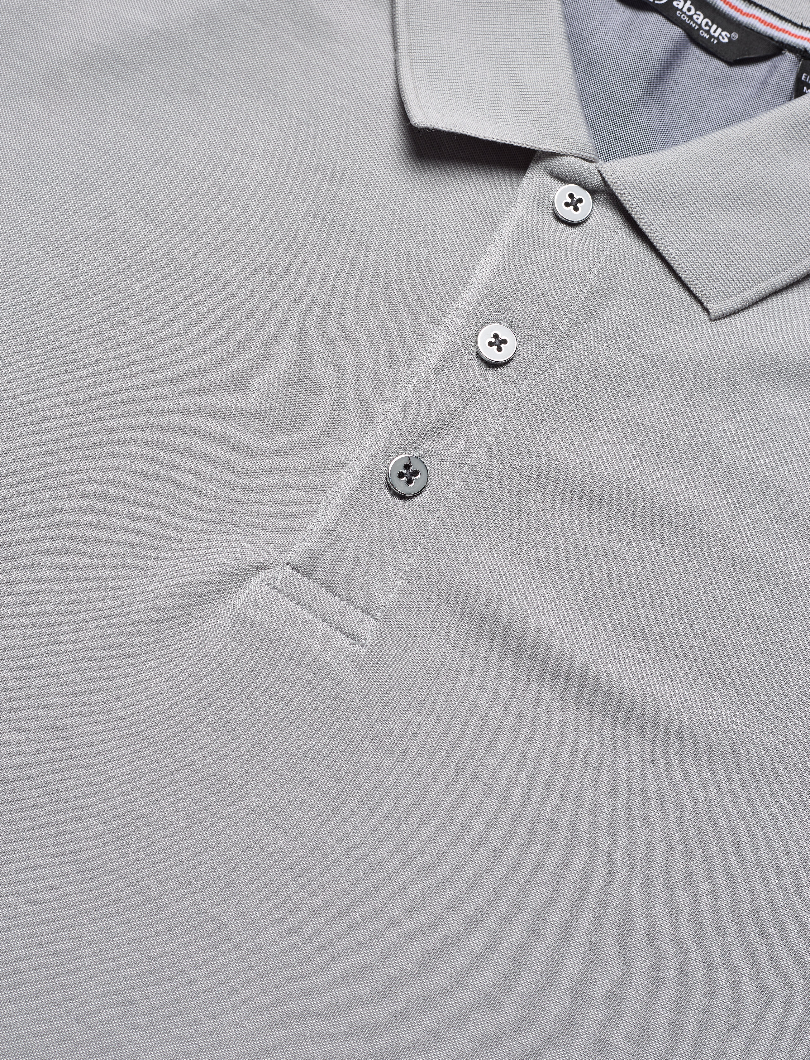 Abacus - Mens Finn  polo - lt.greymelange - 2